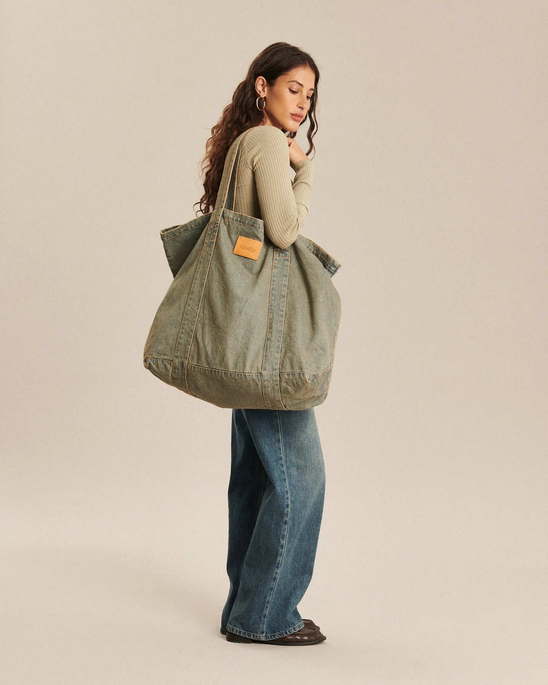 Labdip Aspen Denim Dirty Blue GB 40 cabas oversize
