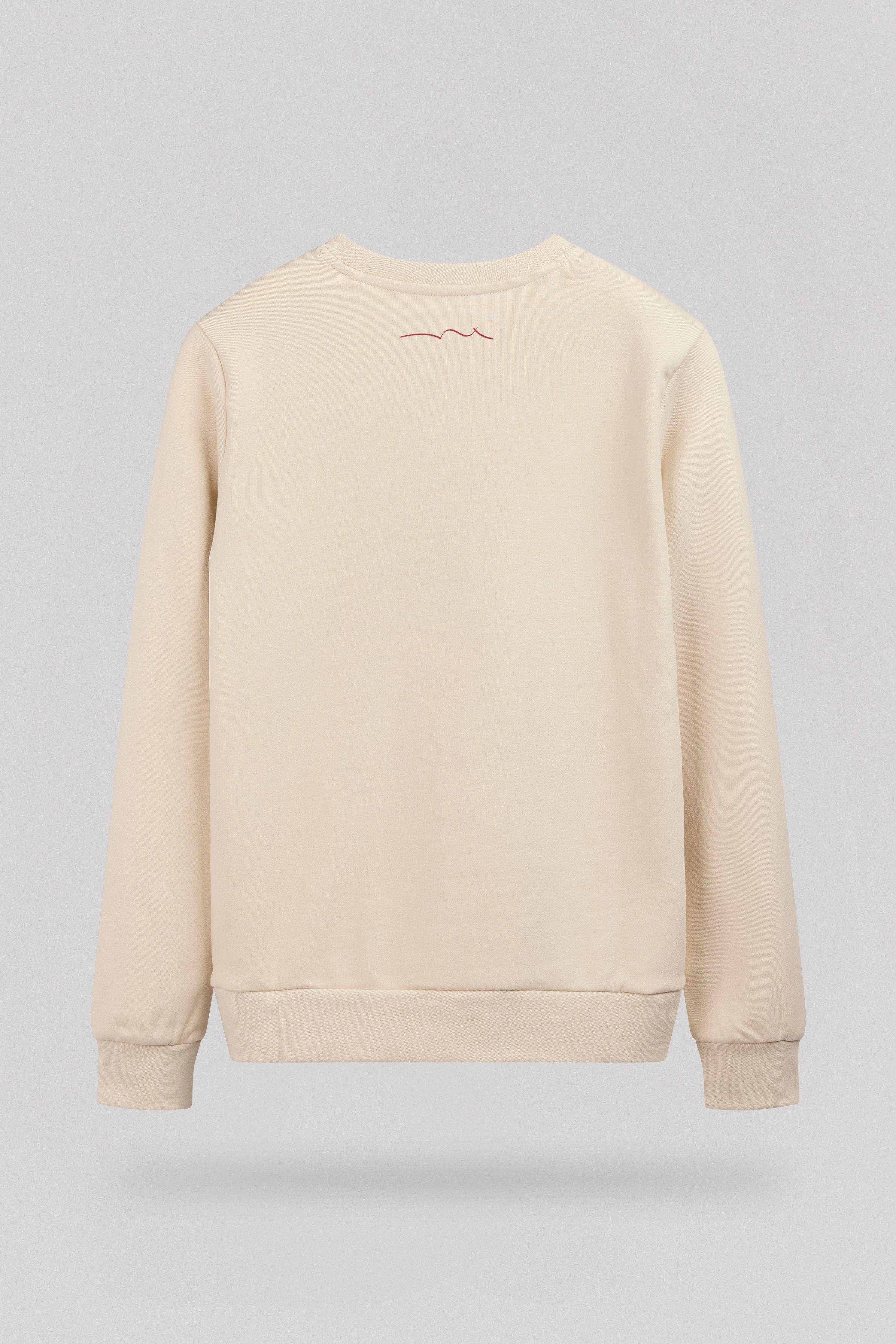 Teddy Smith S-Company RC JR Cream sweat col rond garçon coton