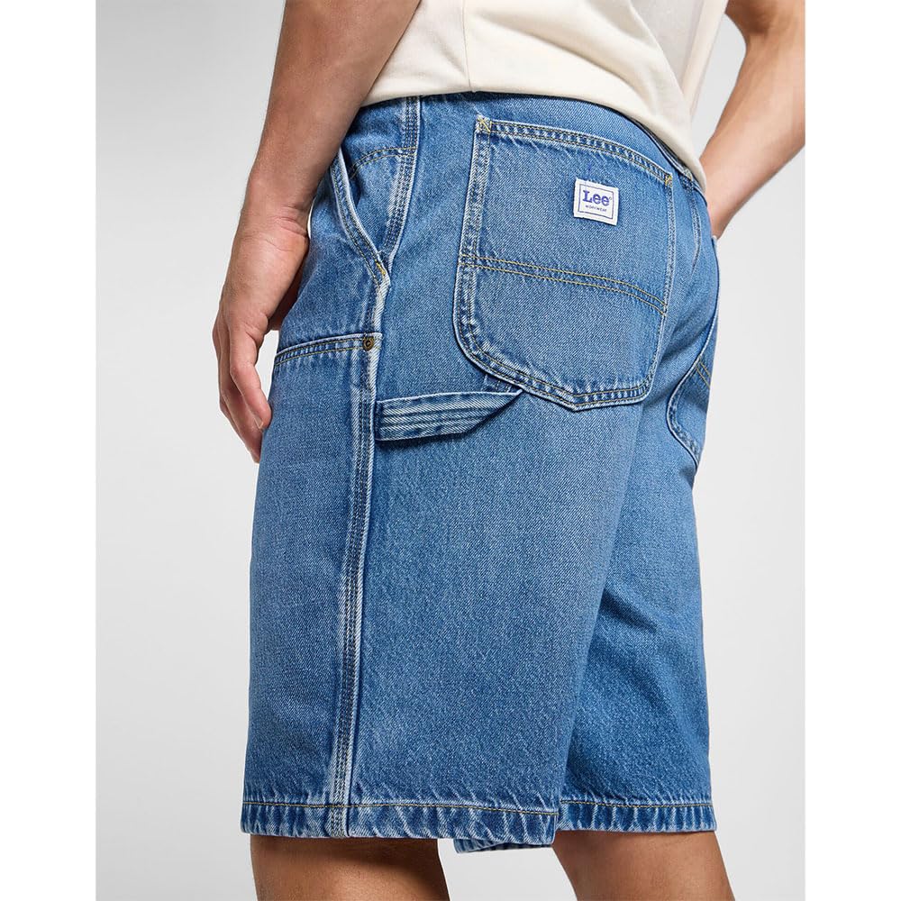 Lee DBL Knee Carpenter Short Homme Raven 28W Denim