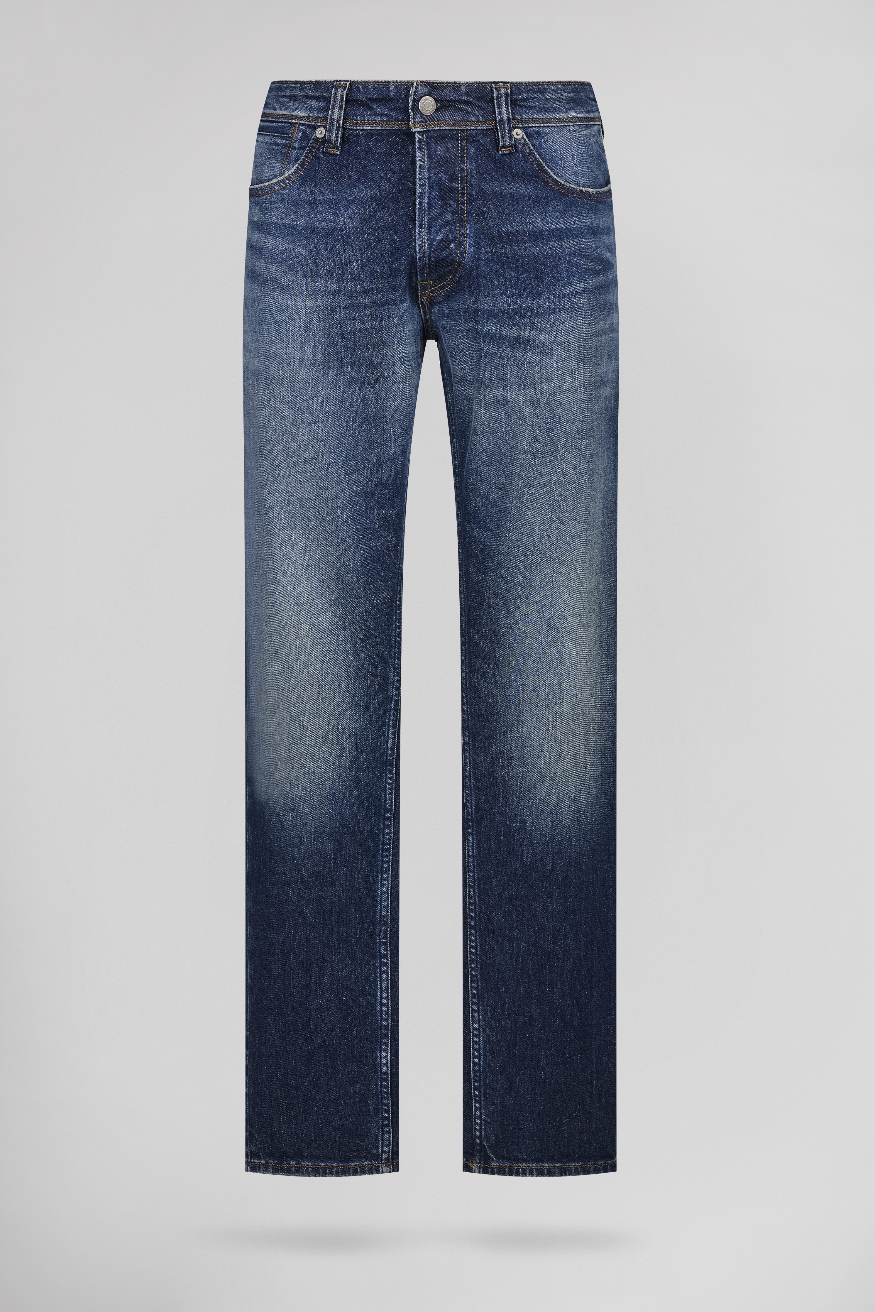Teddy Smith REG L32 jean droit homme dark blue stone
