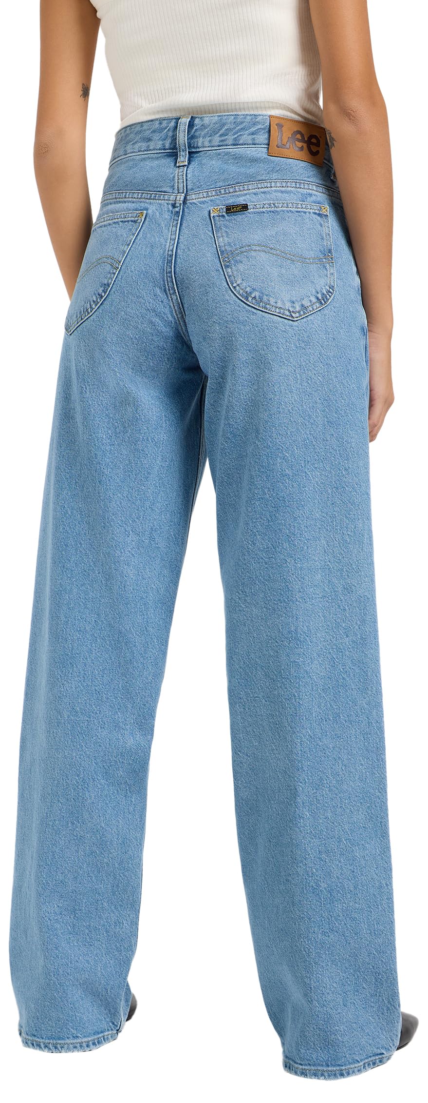 Lee Rider Loose jean femme Blue Koi 28W/31L ample