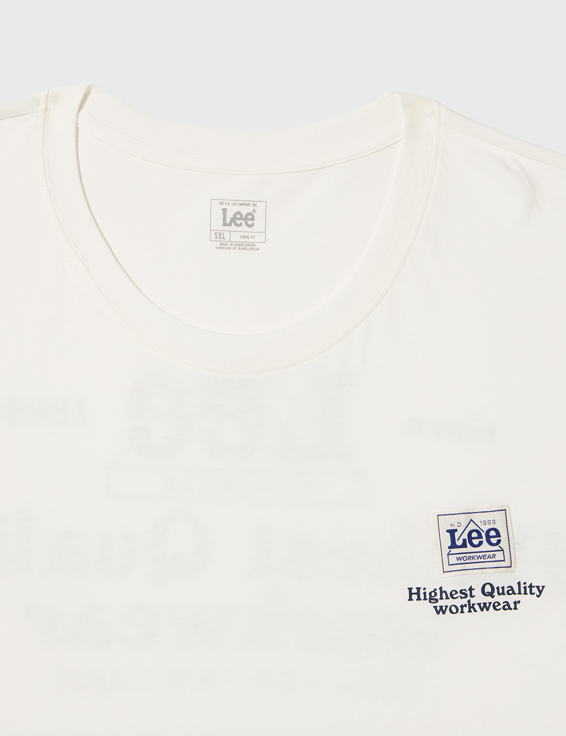 Lee Worker t-shirt homme col rond coton