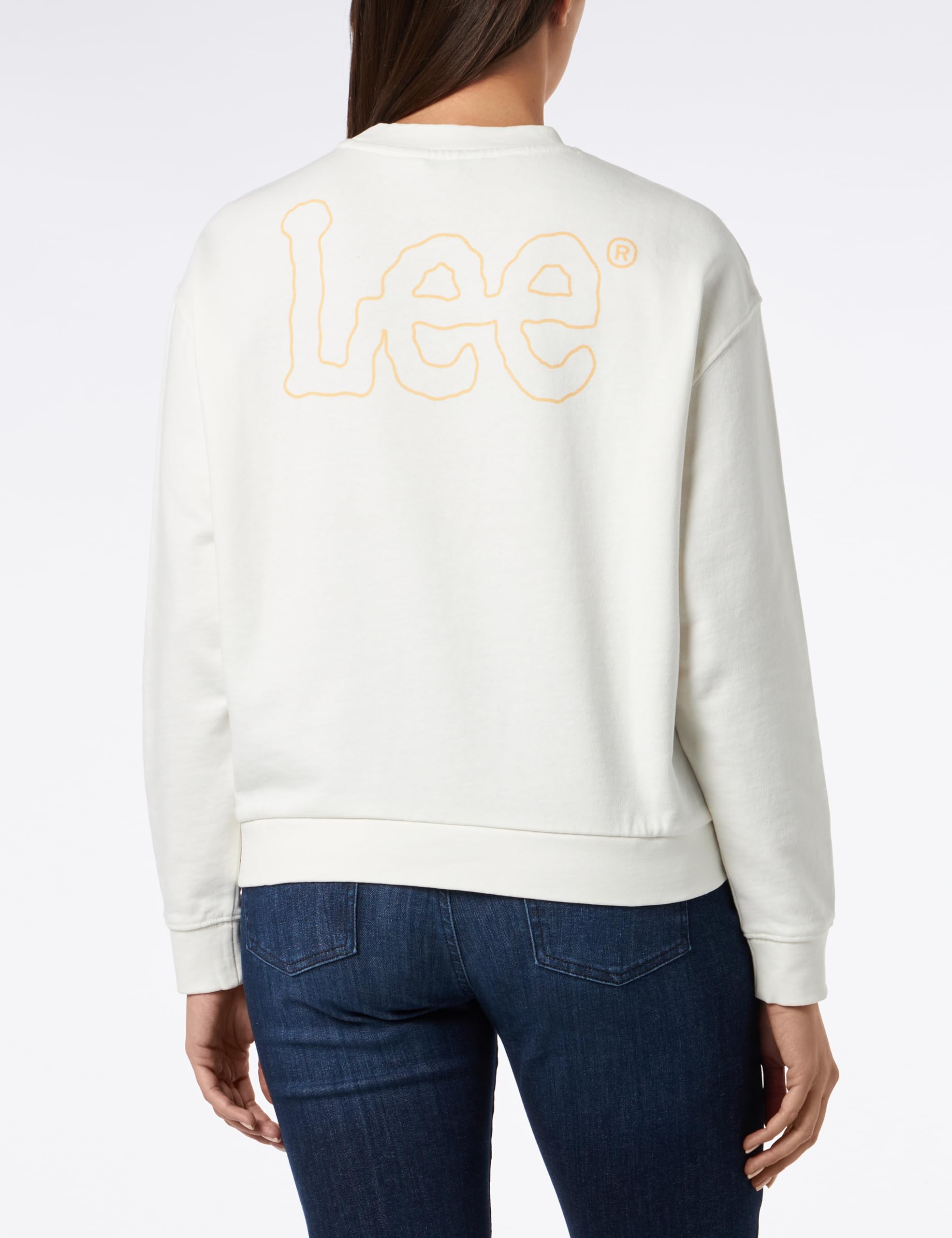 Lee Logo SWS sweat femme taille L écru
