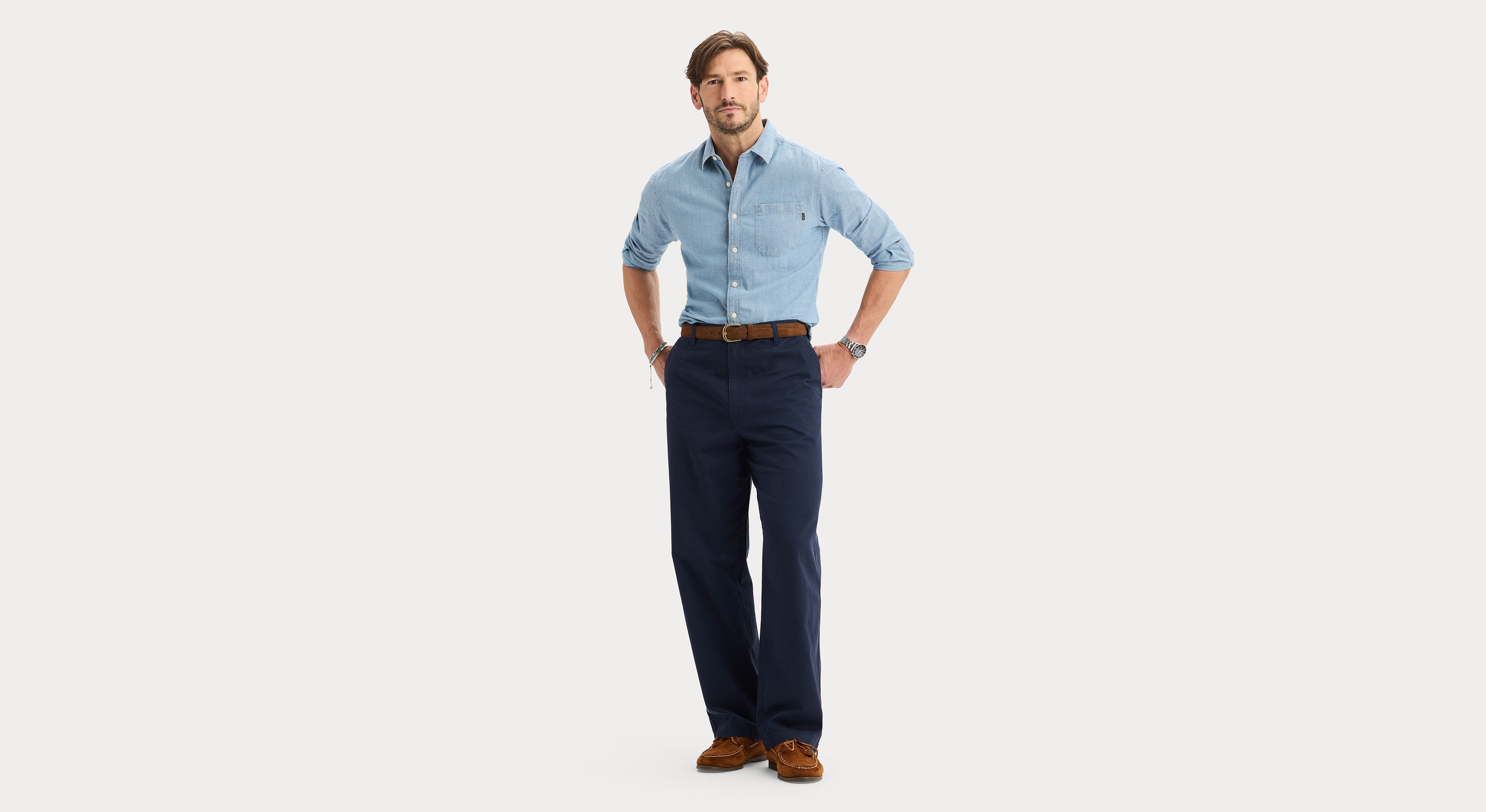 Dockers Eighty-Six Original chino bleu loose