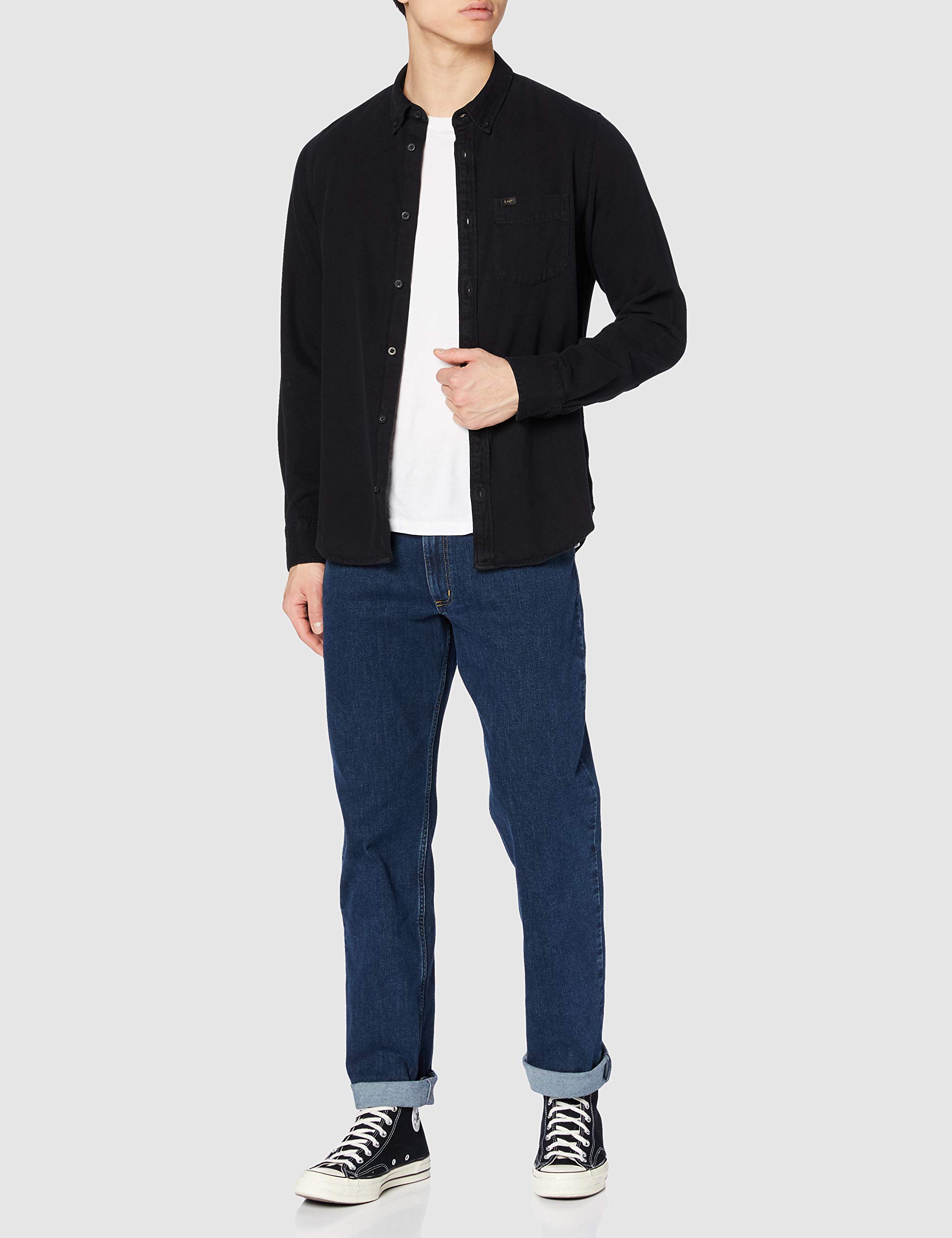 Lee Brooklyn jean droit homme 32W 34L stonewash