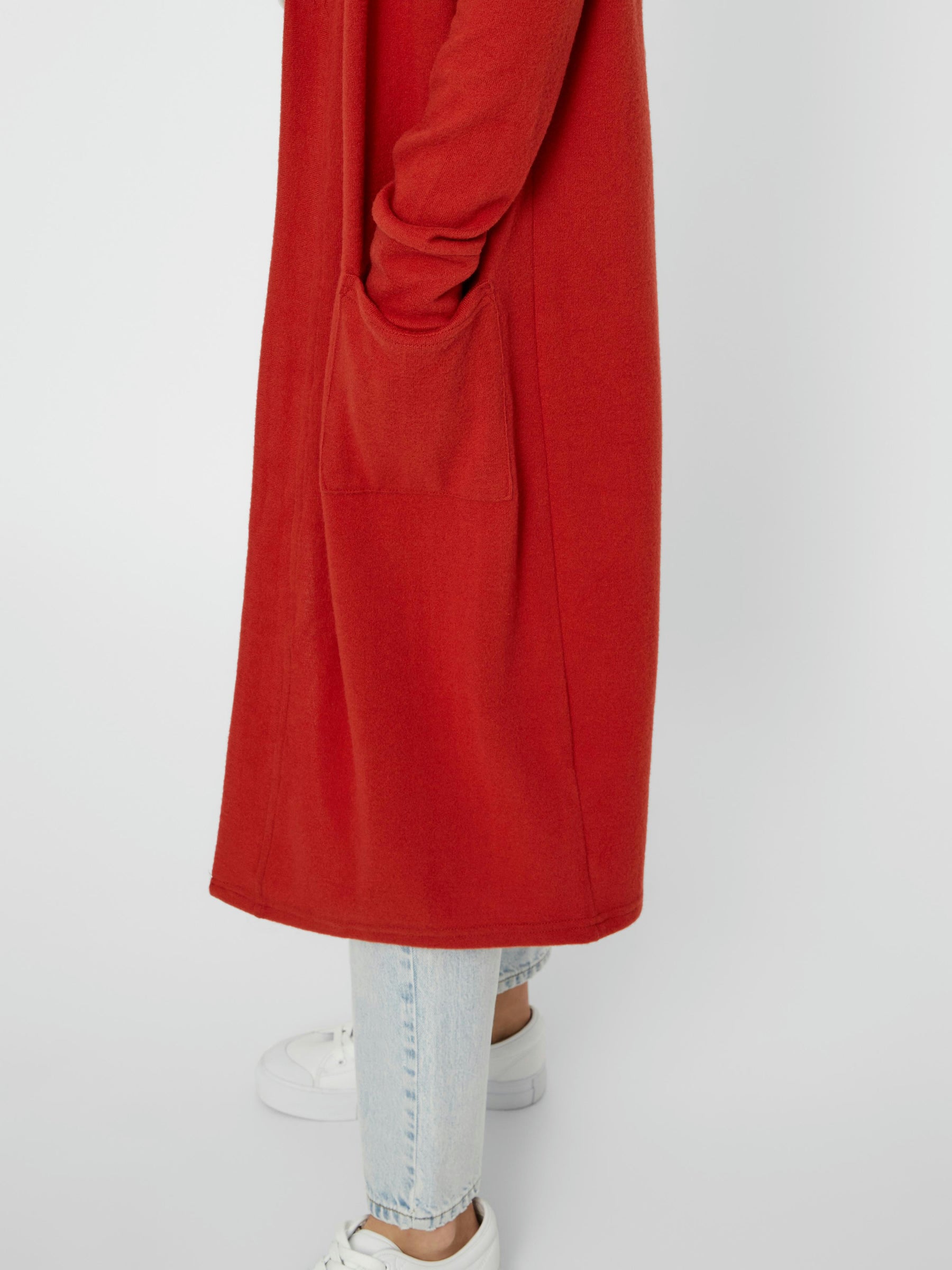 Noisy May cardigan long ouvert brossé
