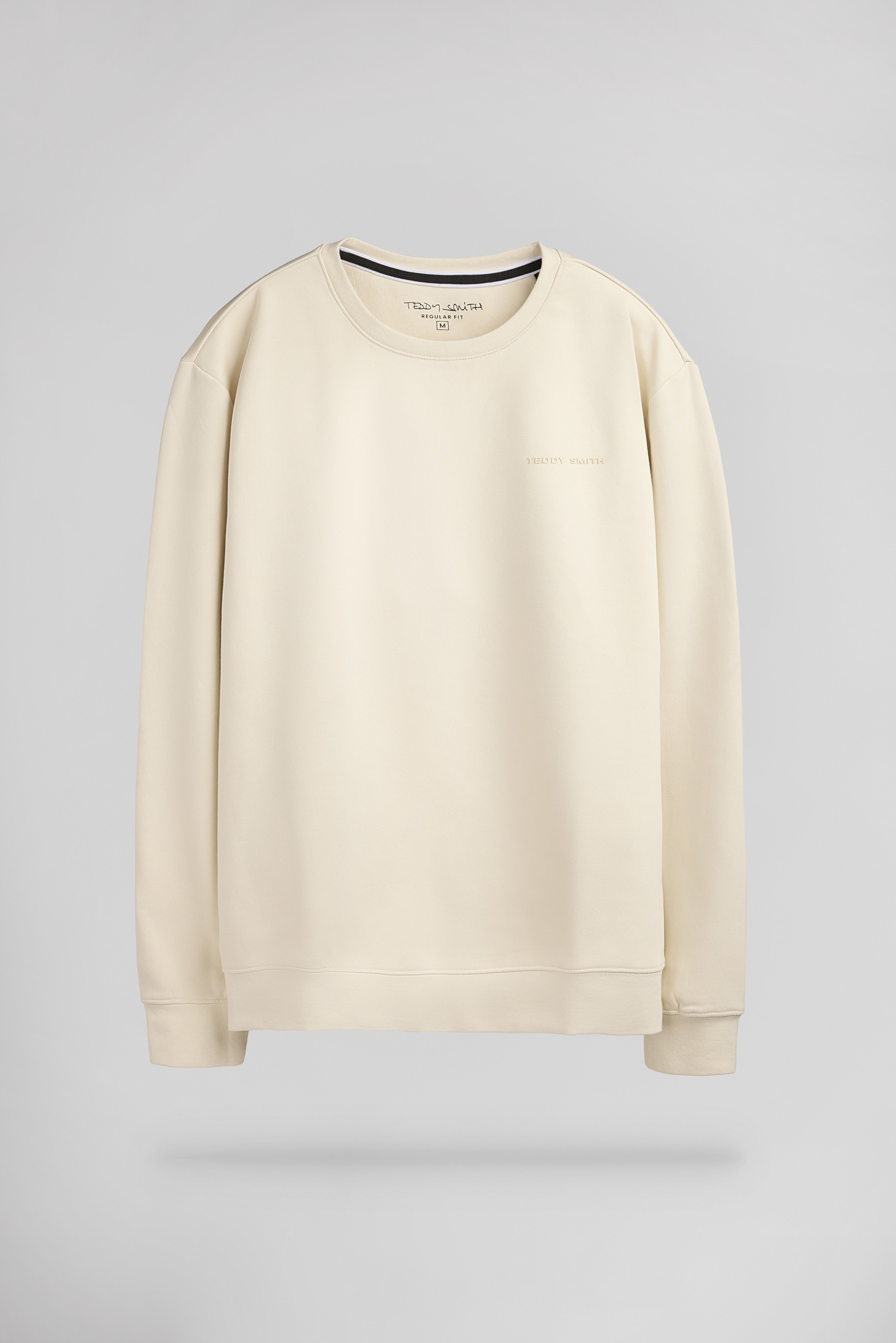 Teddy Smith S-Nark RC sweat col rond naturel homme
