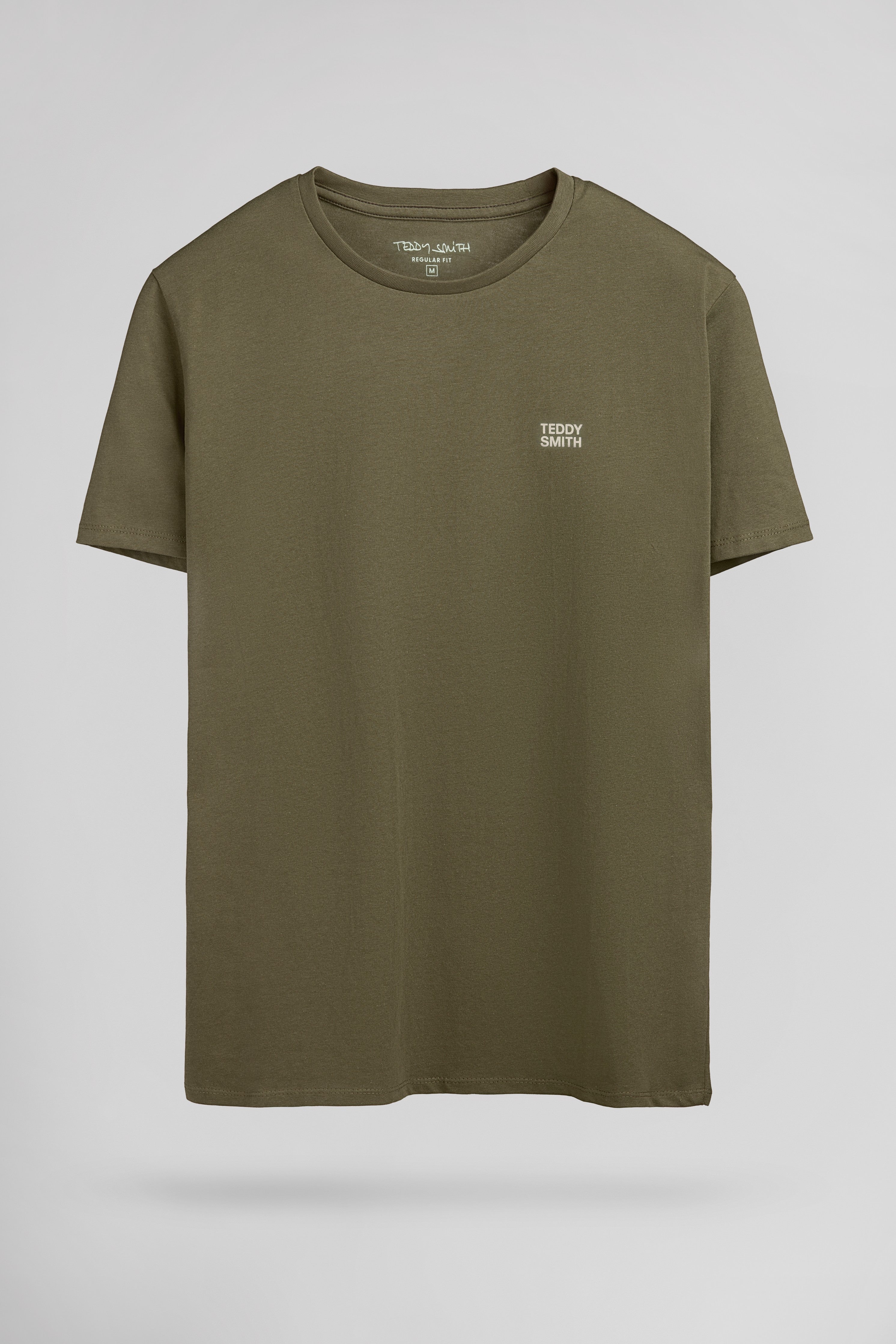 Teddy Smith The Tee 1 MC t-shirt dusty kaki coton