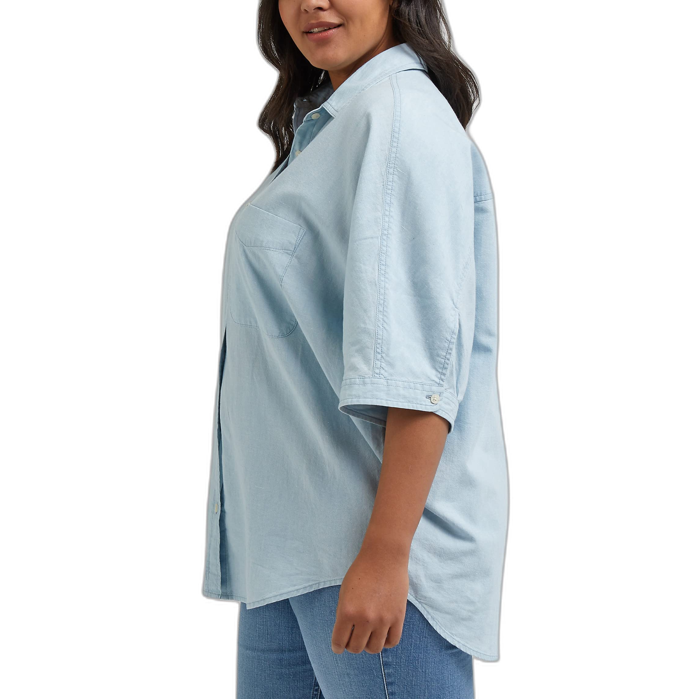 Lee T-shirt poche femme foam coupe ample coton