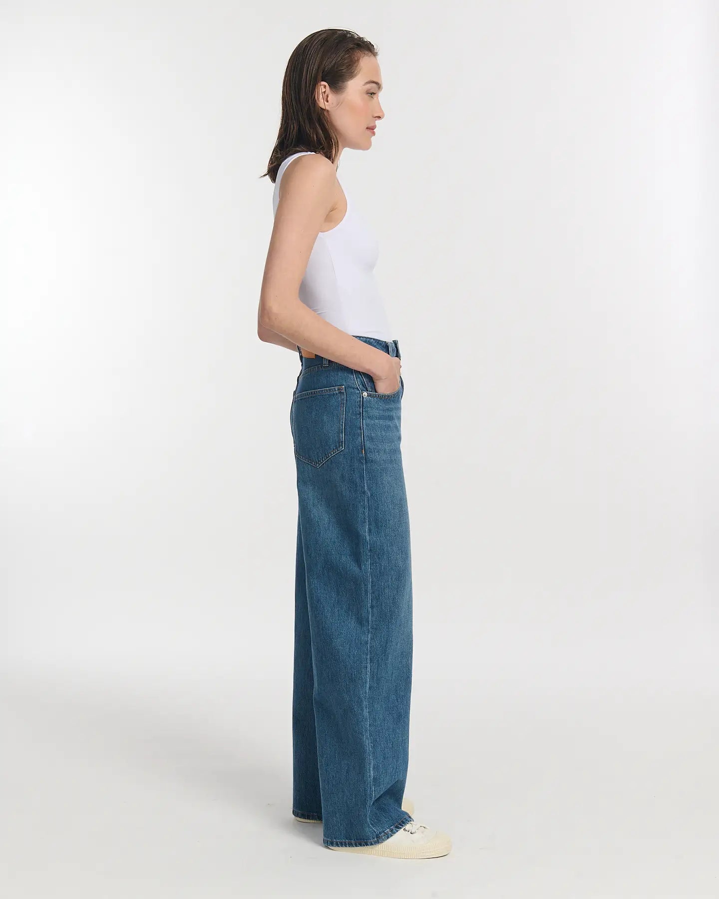 Labdip Wilo Denim IN 30 Mid Blue jean baggy bleu