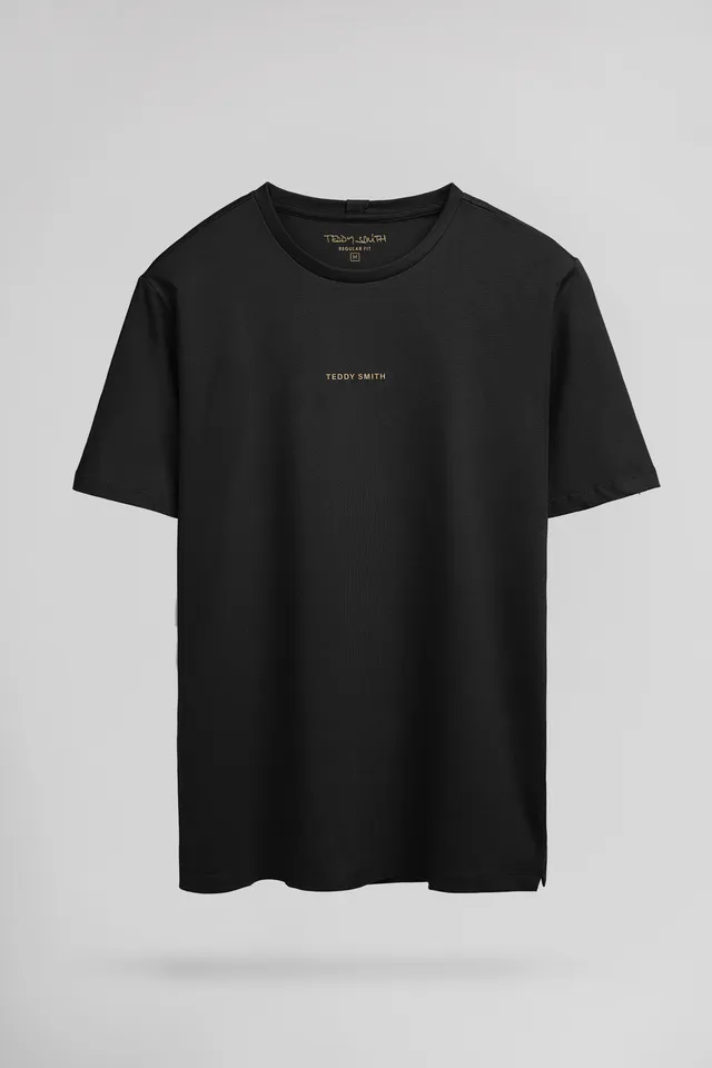 Teddy Smith T-Soy 2 MC T-shirt noir 171 coton regular