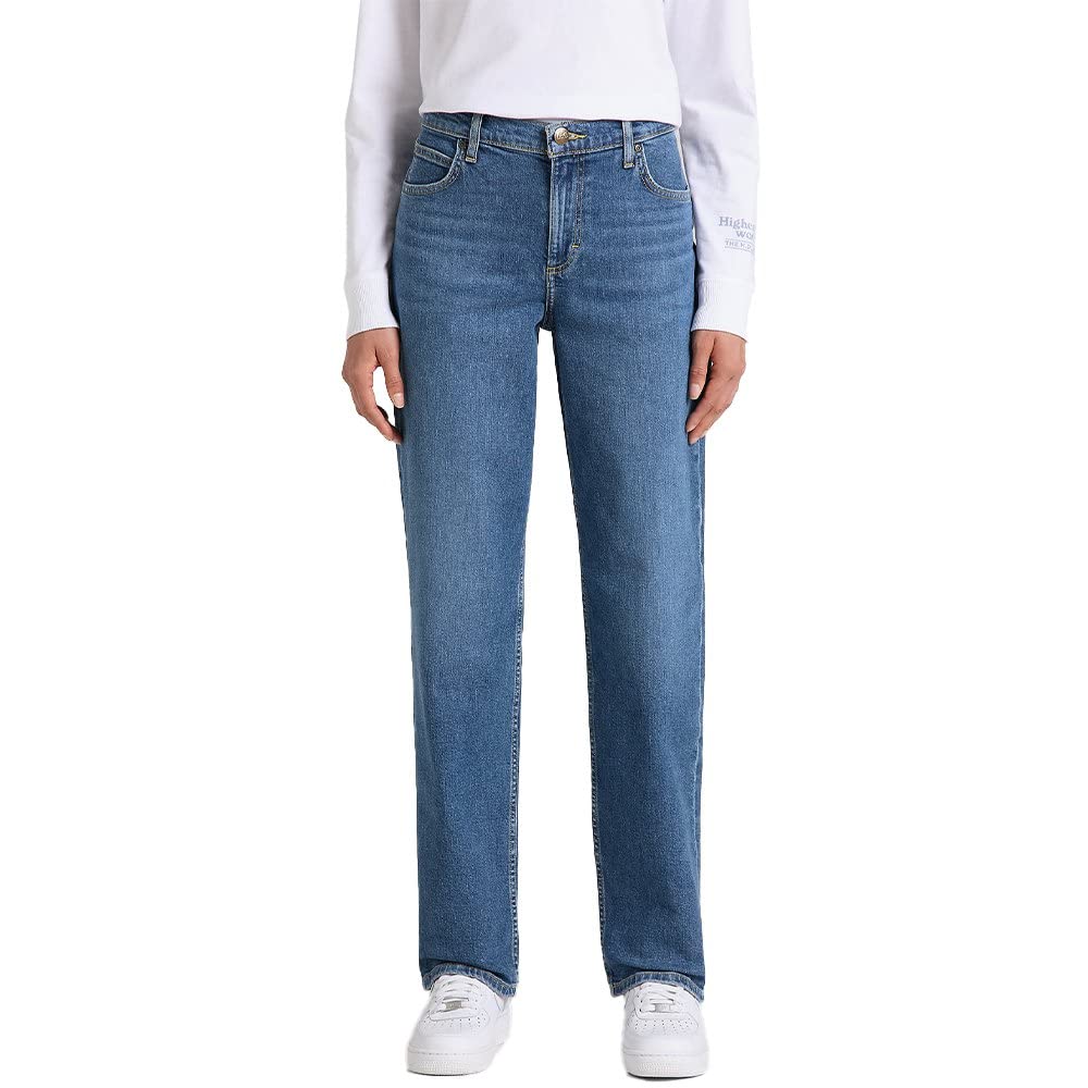 Lee Jane jean femme taille mi-haute coupe droite