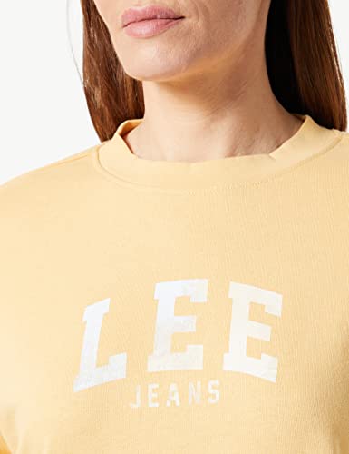 Lee Varsity Crew Sweat femme S molleton non brossé