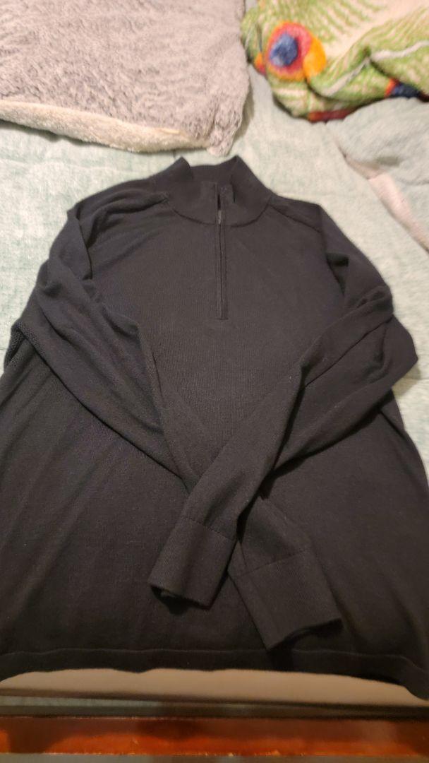Dockers Go Half-Zip Sweat Homme Noir Thermorégulant