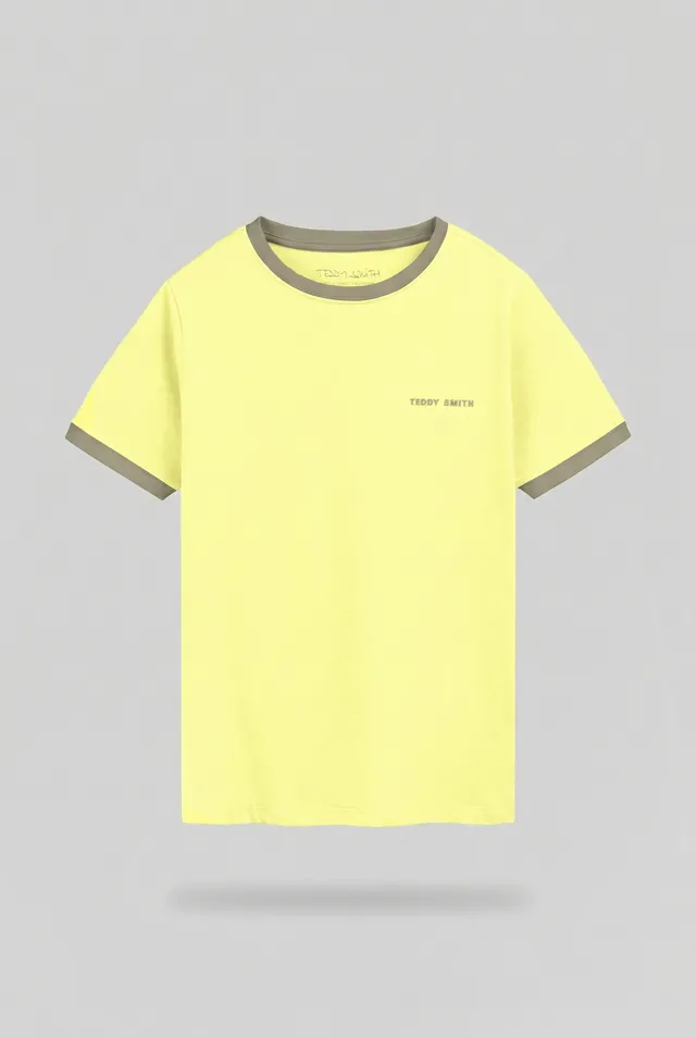 Teddy Smith The-Tee 2 R MC t-shirt jaune citronnade