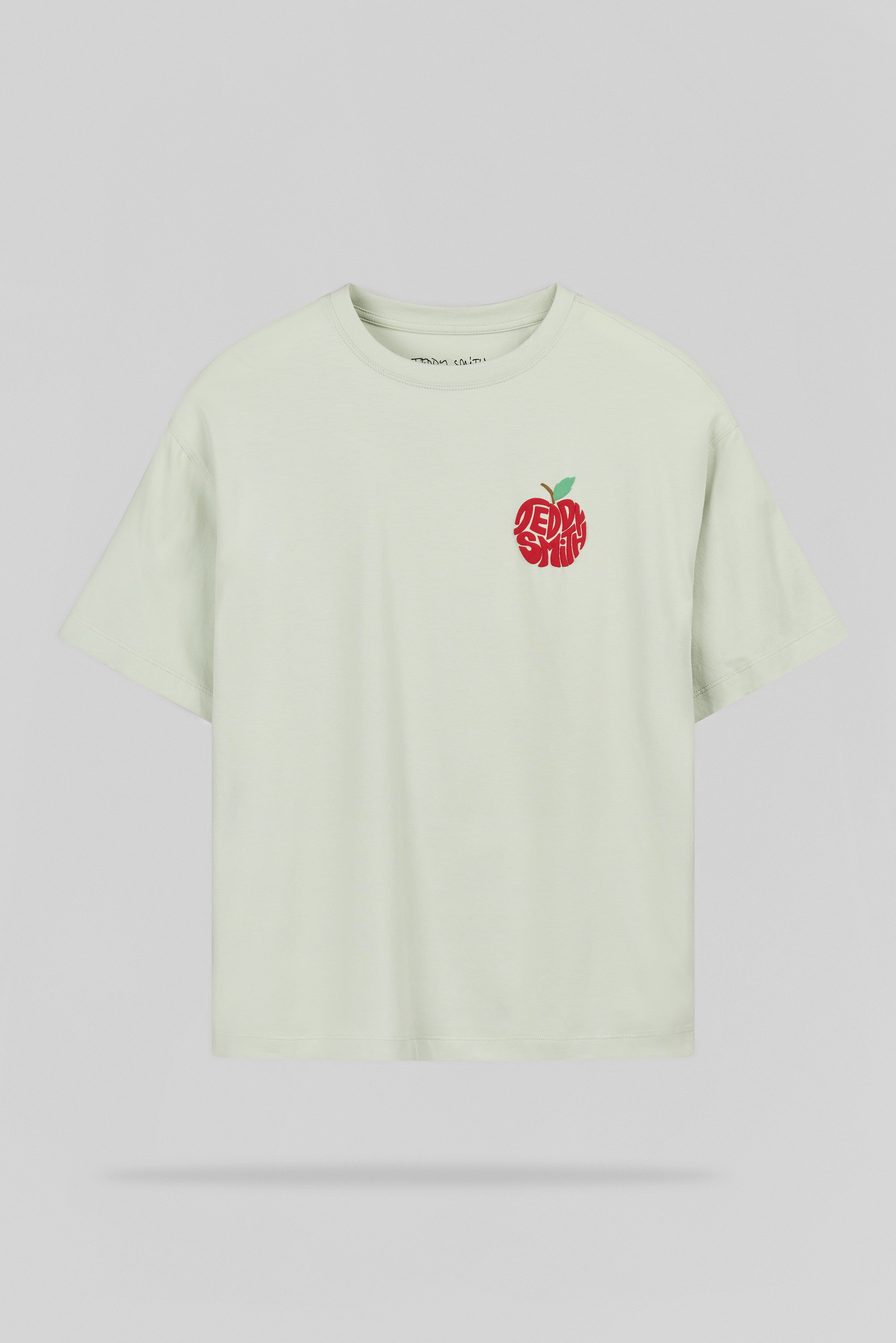 Teddy Smith T-Pom t-shirt coton garçon vert nacre pomme