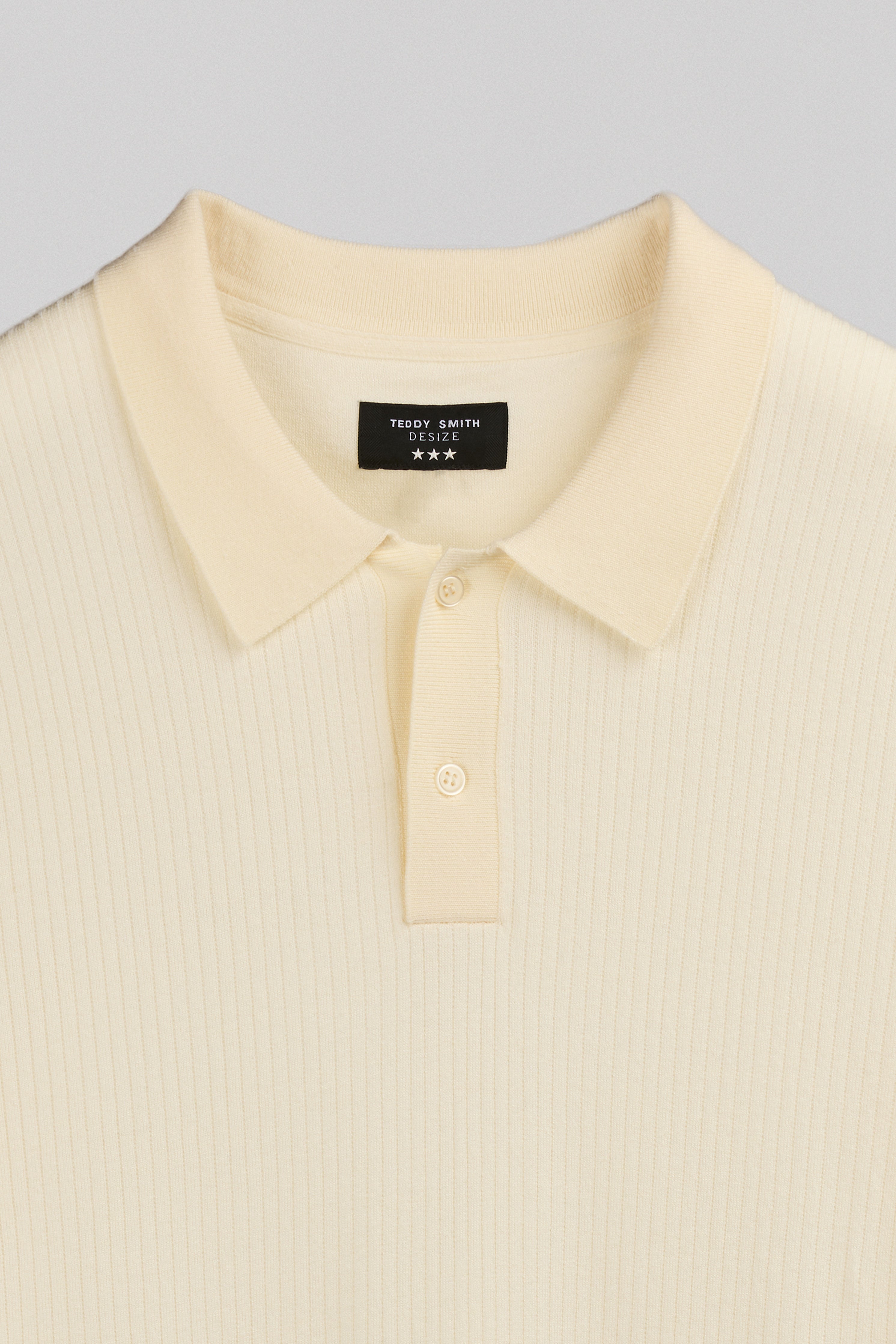 Teddy Smith P-Paul polo naturel côtelé homme