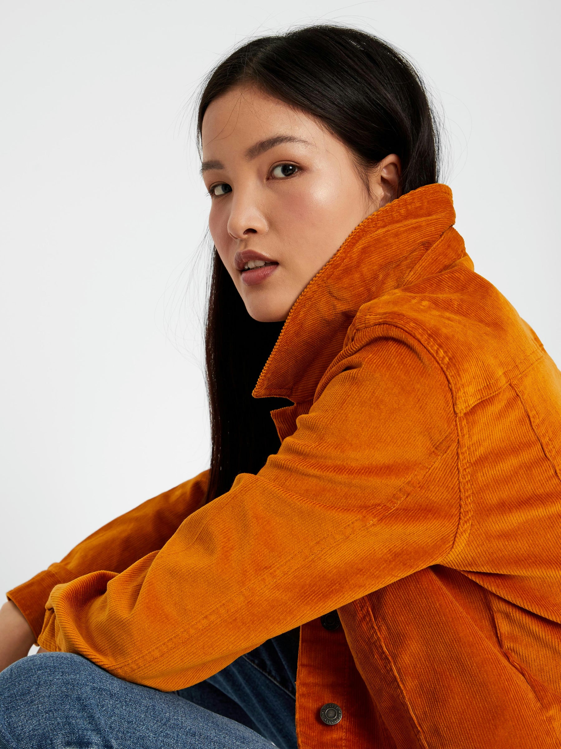 Noisy May veste velours côtelé slim poches poitrine