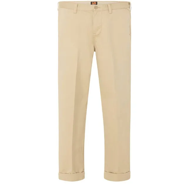 Lee Tapered Chino pantalon homme sable coupe fuselée
