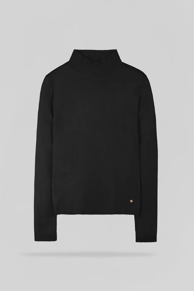 Teddy Smith P-CONNIE pull noir col montant