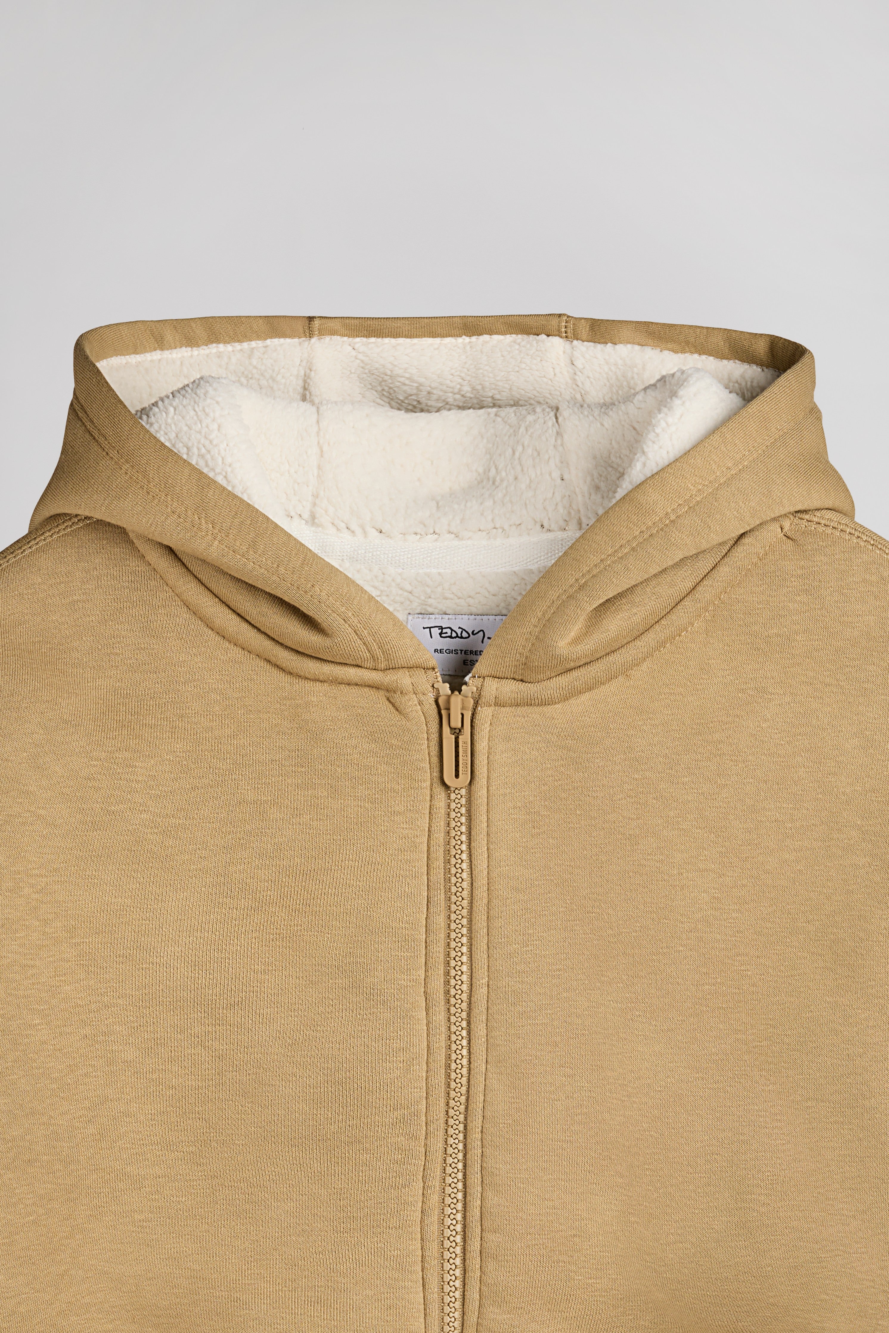 Teddy Smith G-Ony Hoody Jr gilet sherpa worker beige