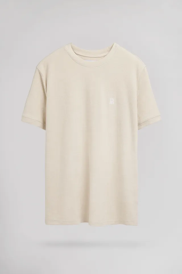Teddy Smith T-Bobbles MC Cream t-shirt éponge ample homme