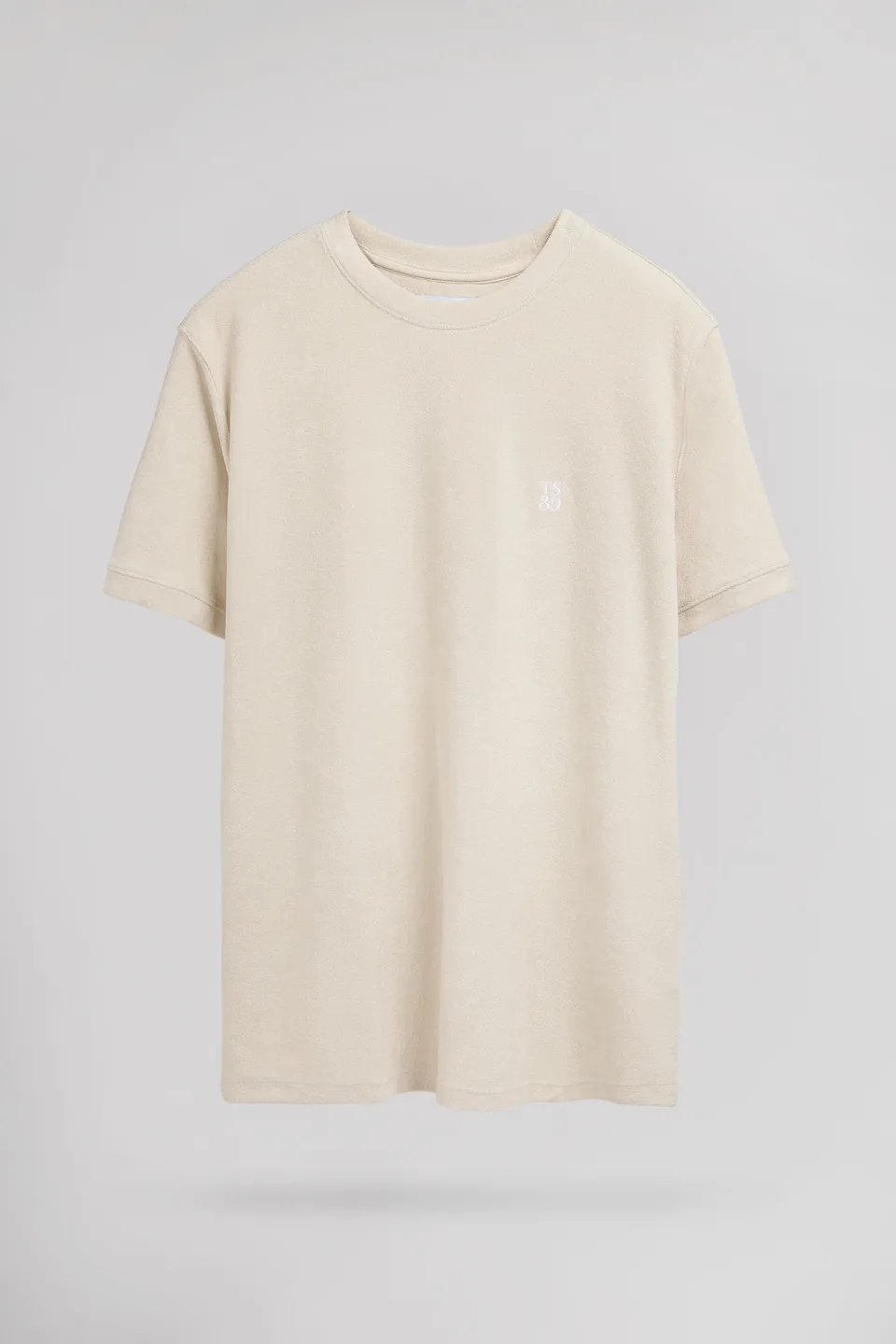 Teddy Smith T-Bobbles MC Cream t-shirt éponge ample homme
