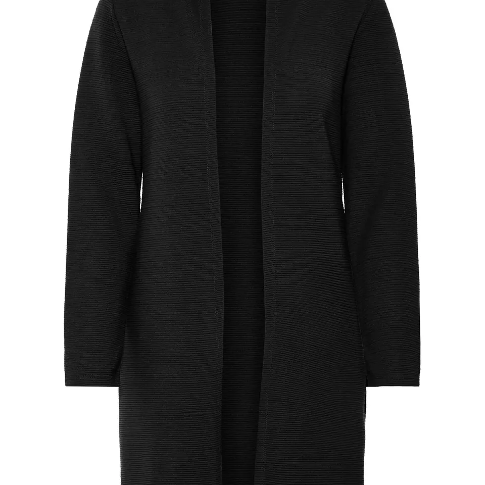 Noisy May gilet long col rond doux 85 cm