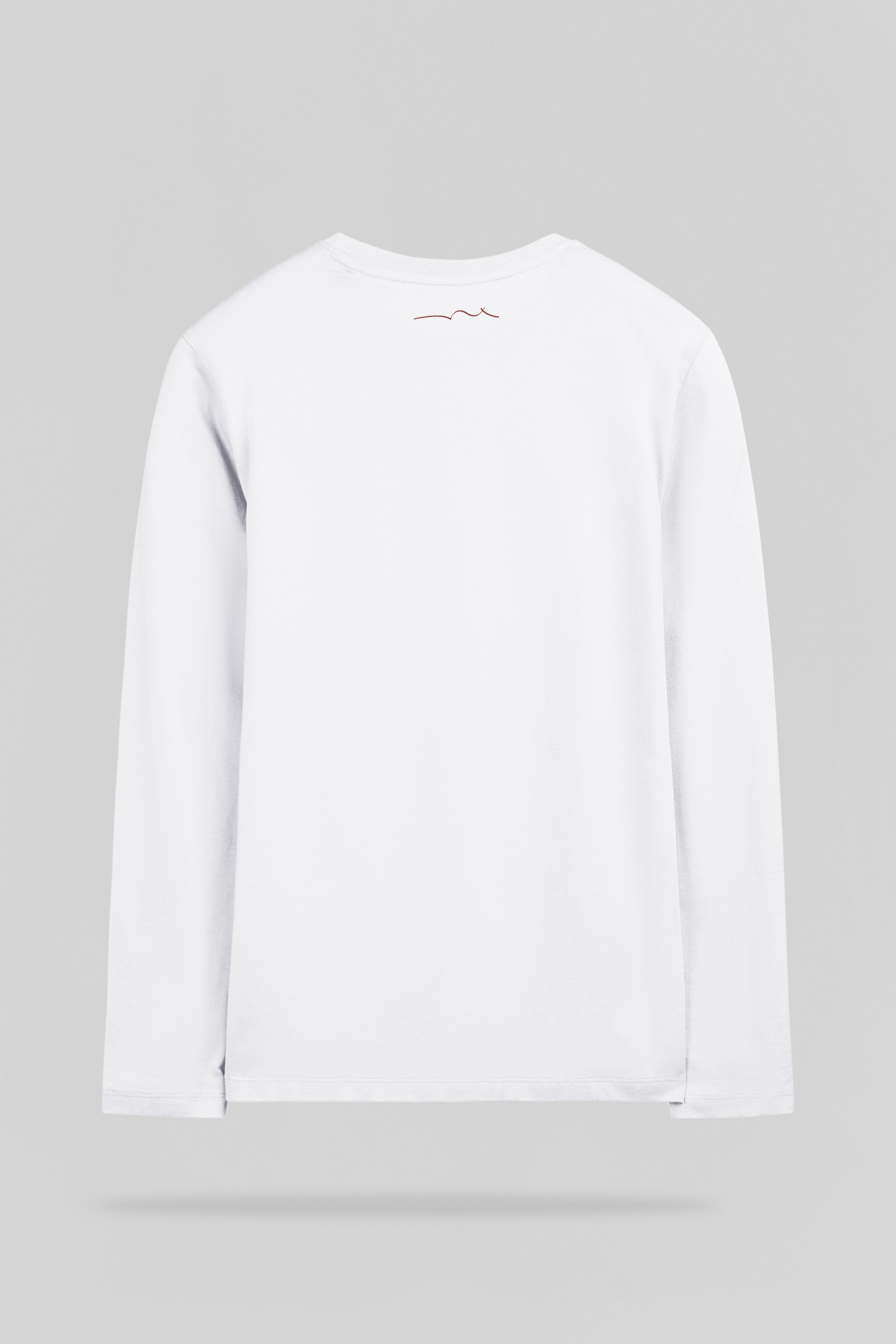 Teddy Smith The Tee 2 ML t-shirt manches longues blanc coton