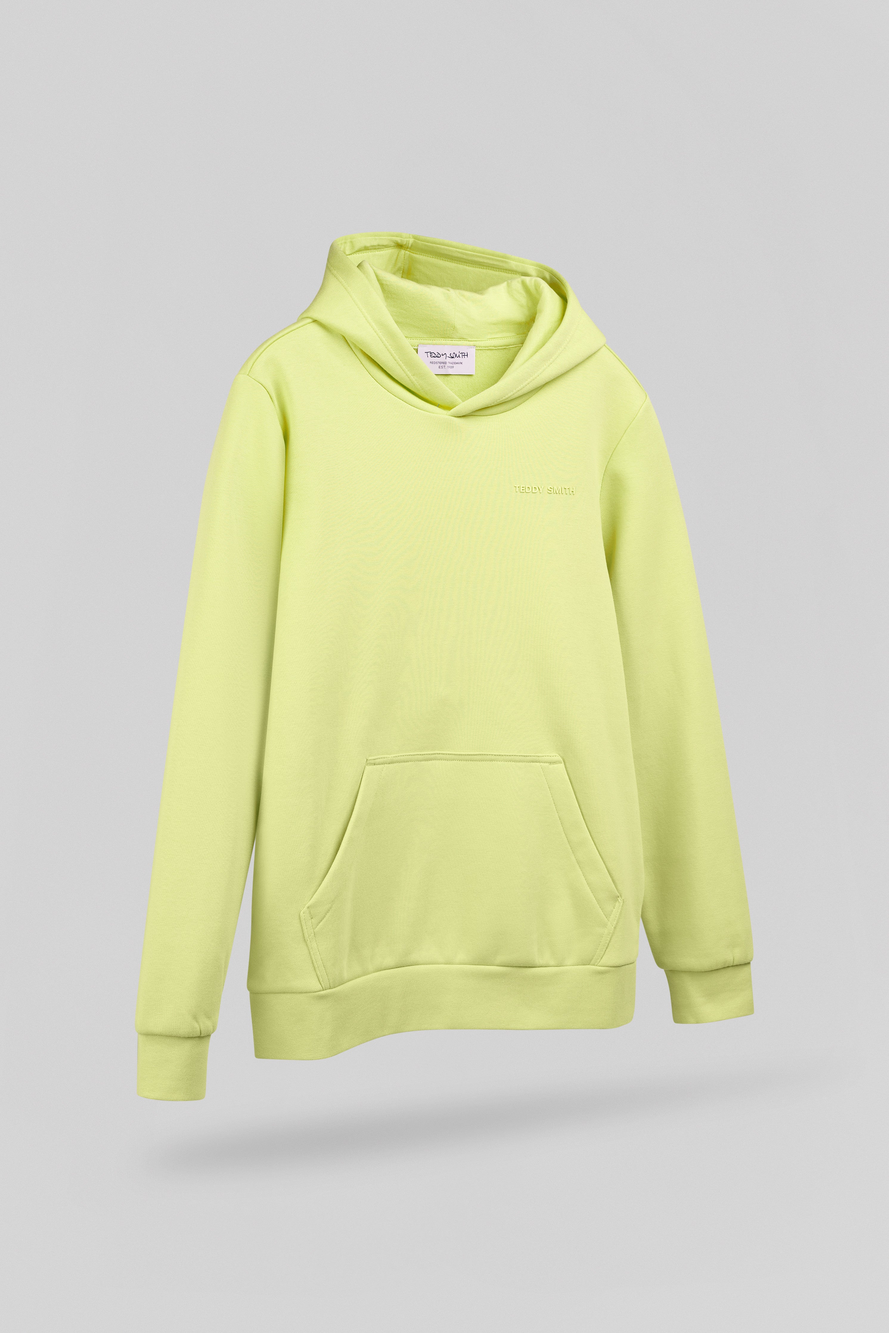 Teddy Smith S-Nark Hoody sweat garçon jaune fluo