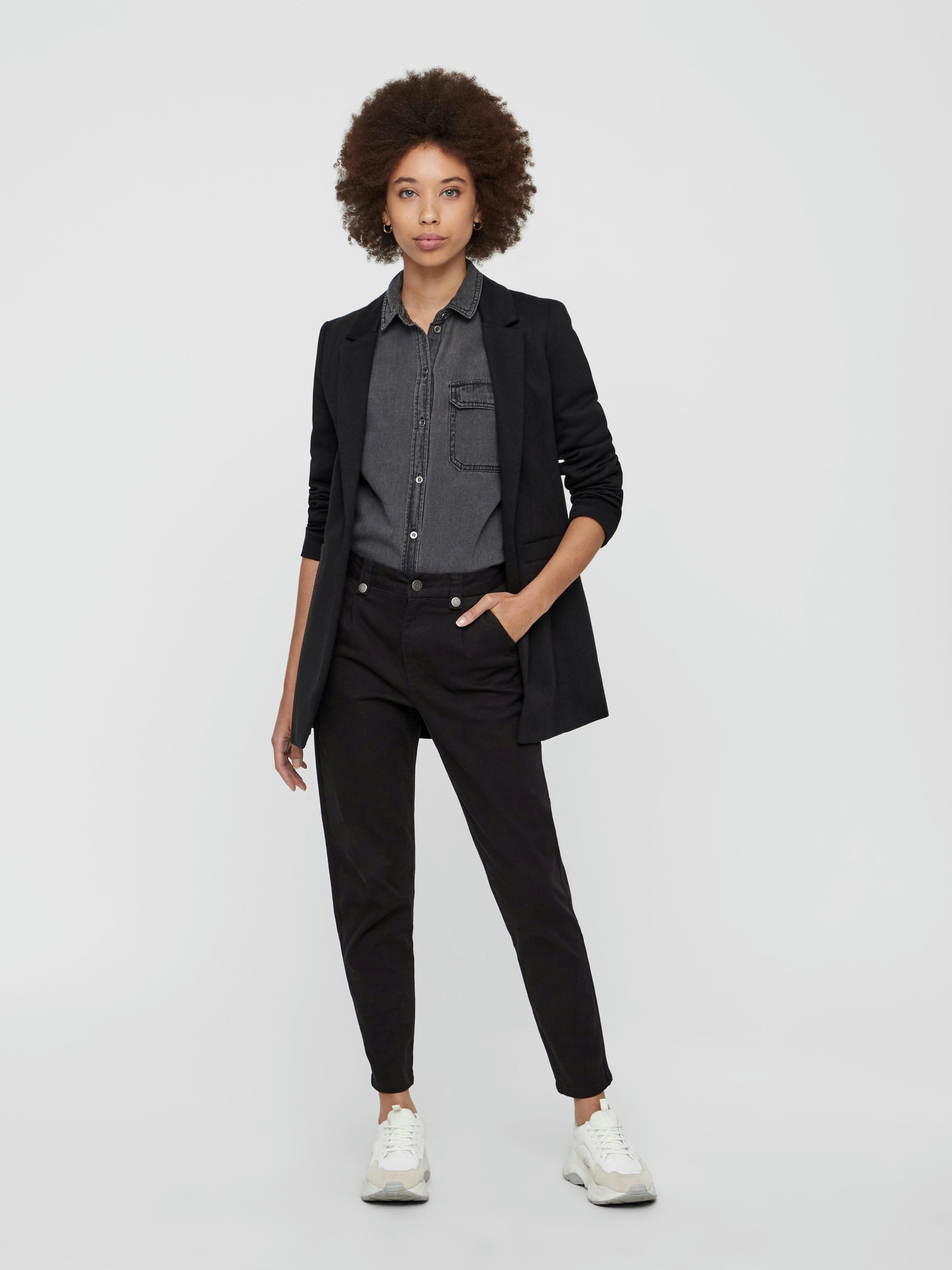 Noisy May Blazer Long Veste Doublee 74 cm