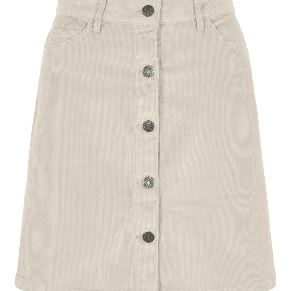 Noisy May jupe velours côtelé boutons coton stretch