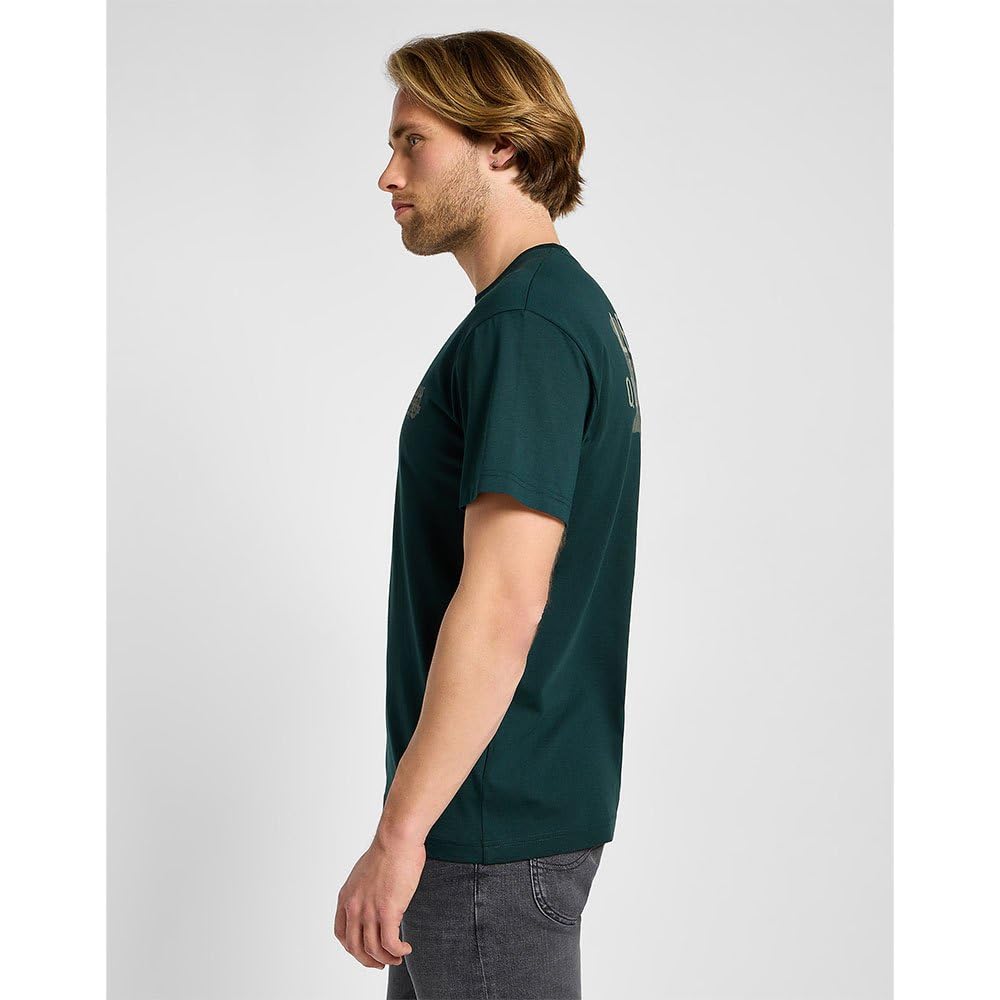 Lee SS Relaxed Logo t-shirt homme XXL gris coton