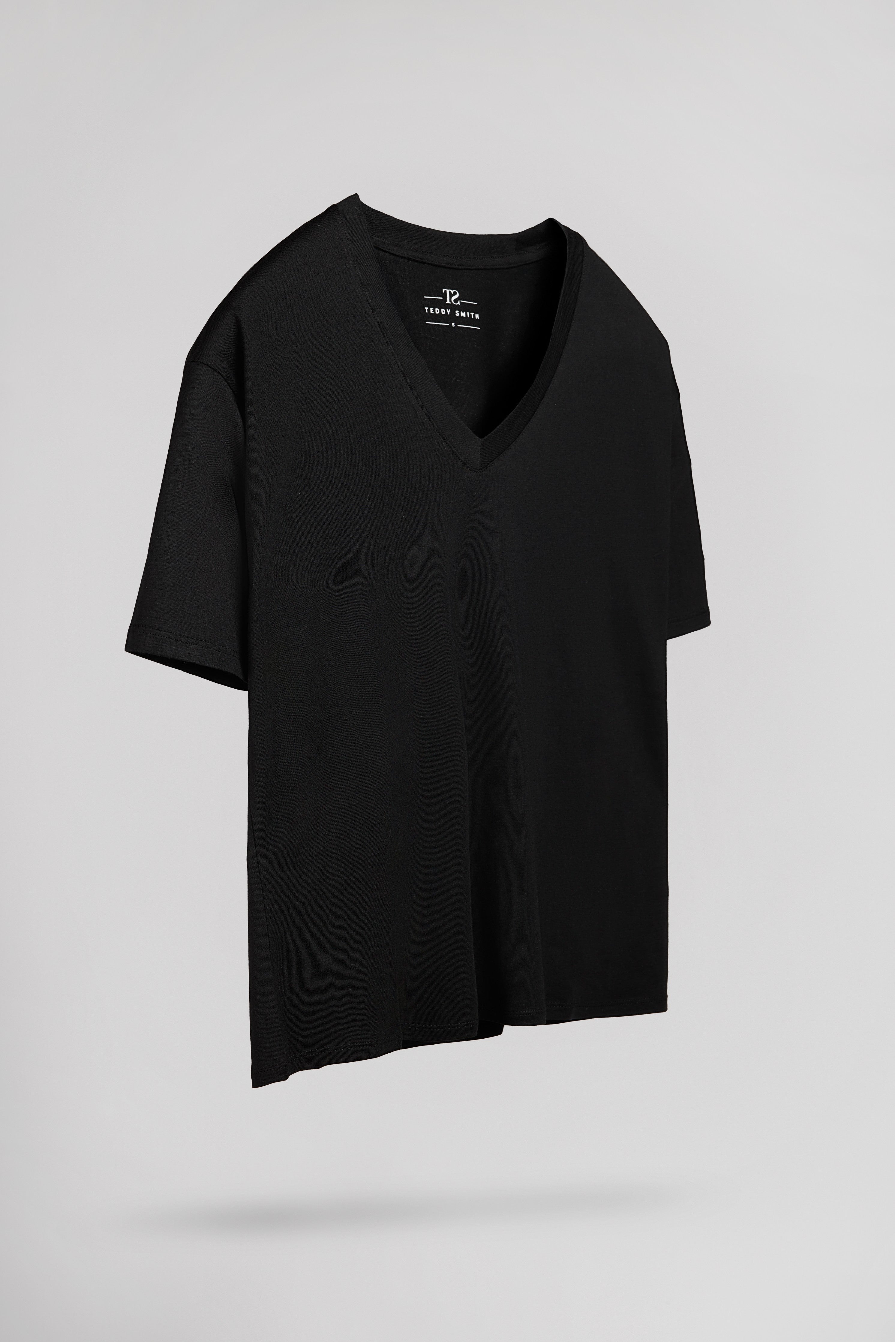 Teddy Smith T-Perle t-shirt col V noir femme