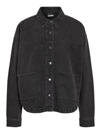 Noisy May veste en jean courte boutons stretch