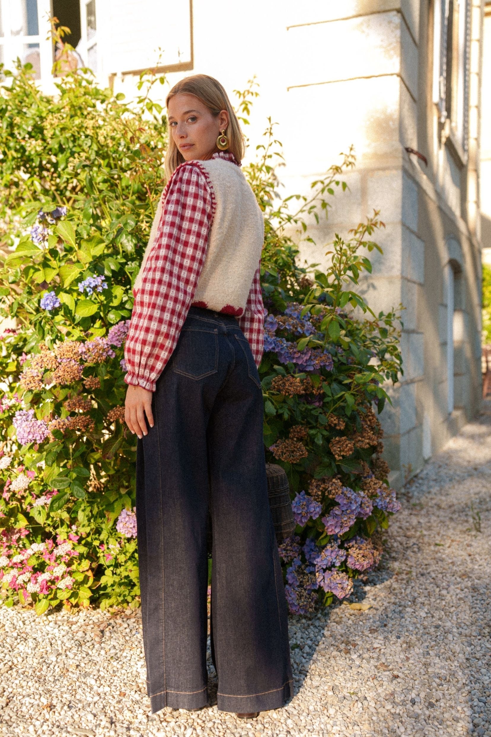 Maison Onado Axel jean wide leg brut workwear