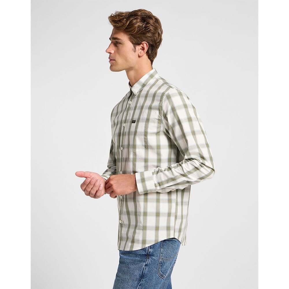 Lee Button Down Chemise Homme Lakeside Wash Taille XL