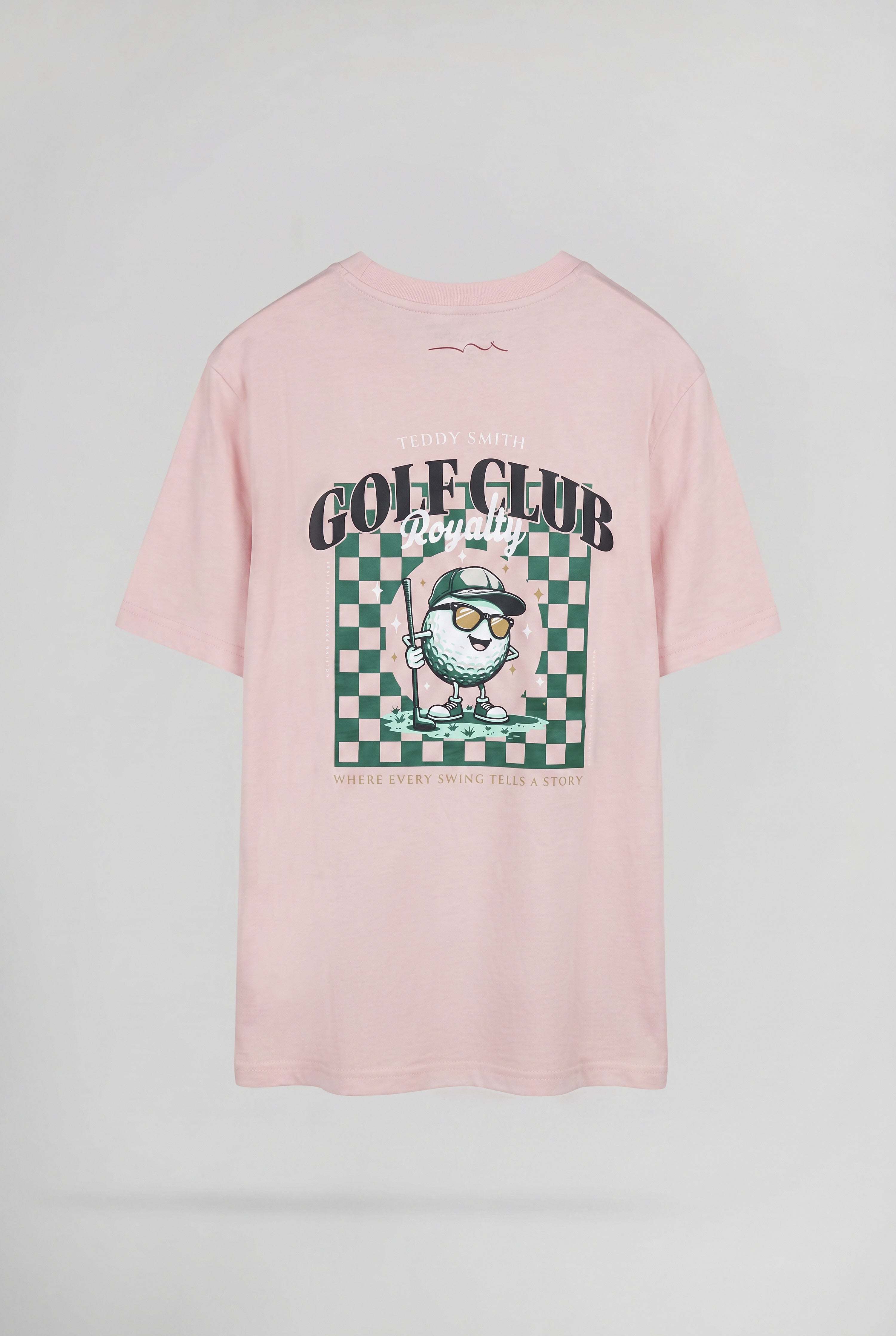 Teddy Smith T-Damien MC t-shirt ample rose pastel homme