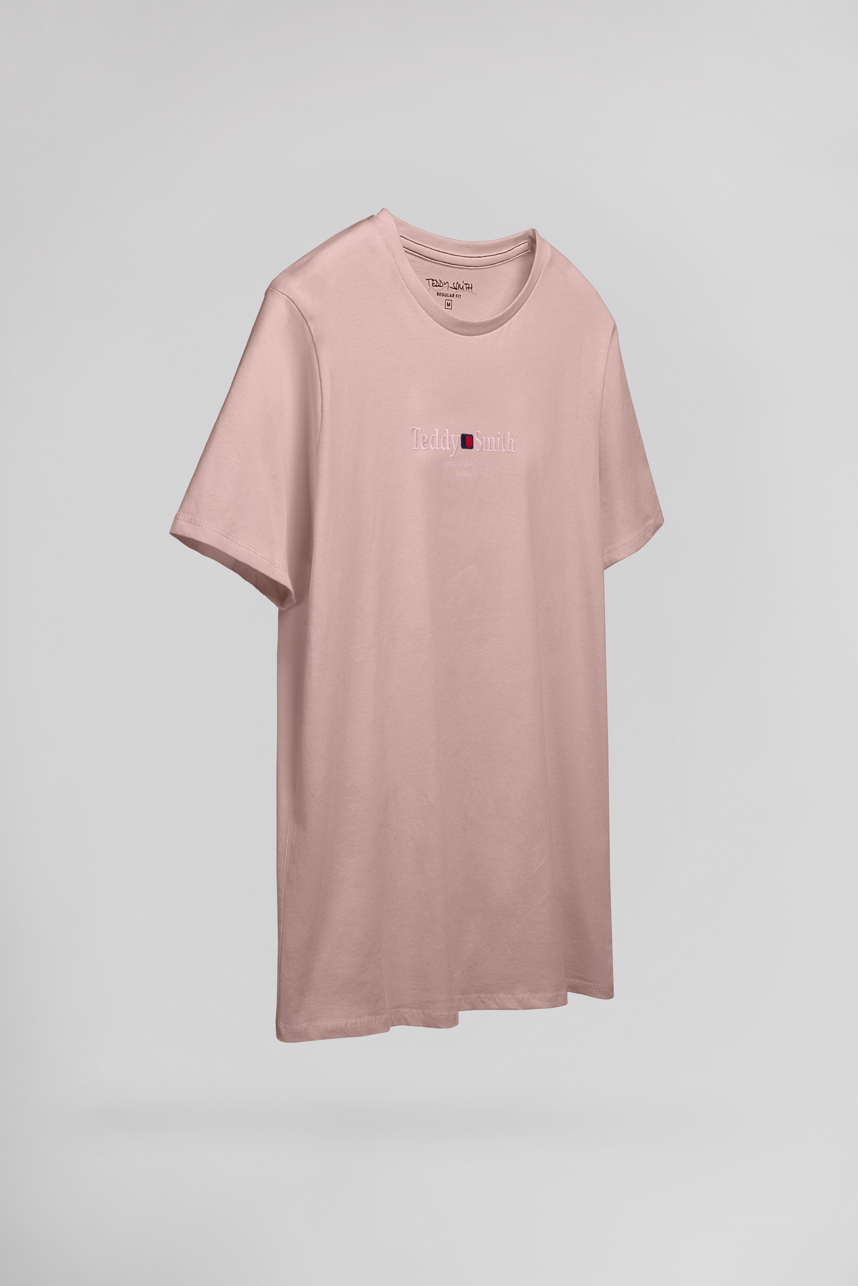 Teddy Smith T-Jim MC t-shirt wood rose 100% coton