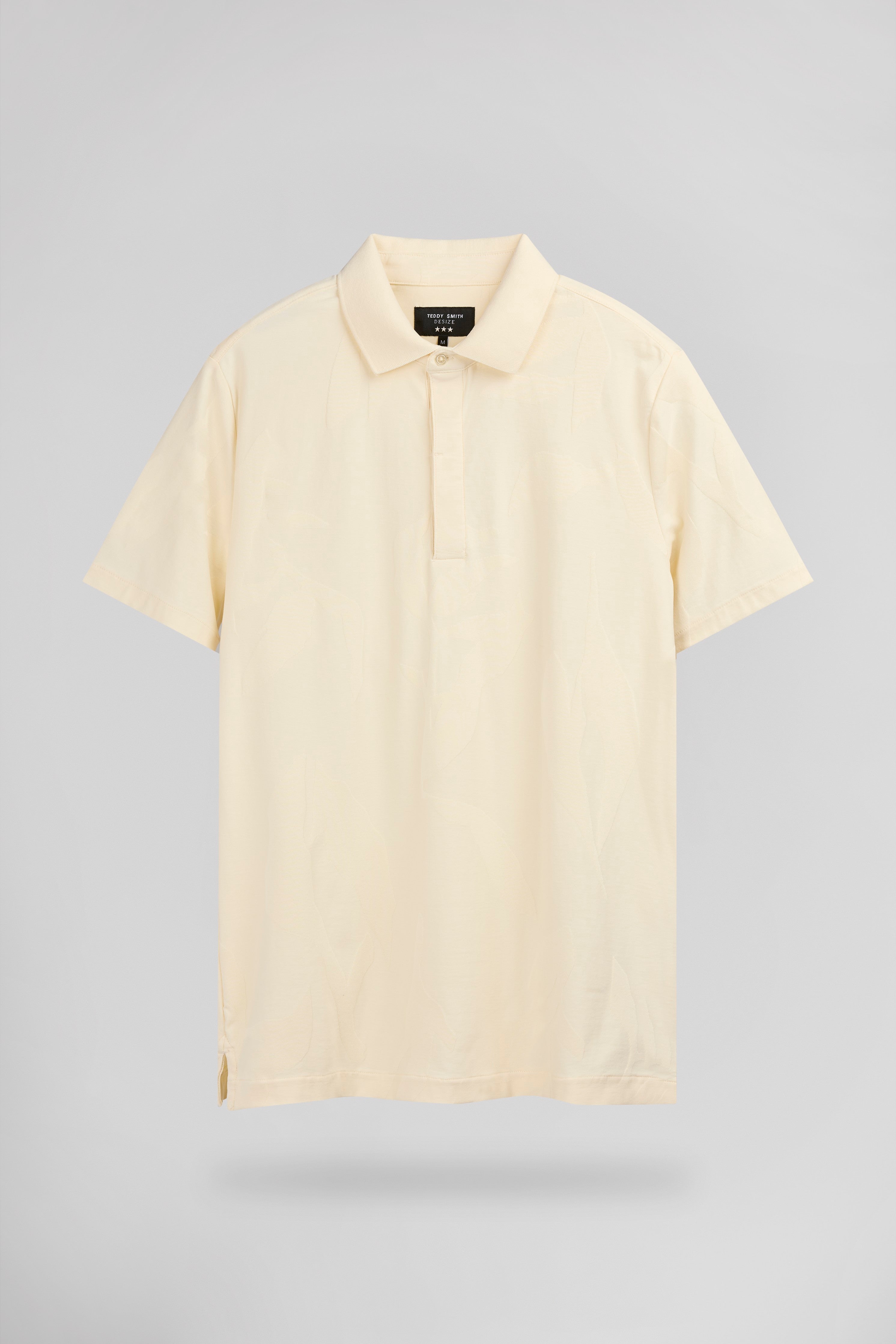 Teddy Smith P-Graham MC polo cream jacquard