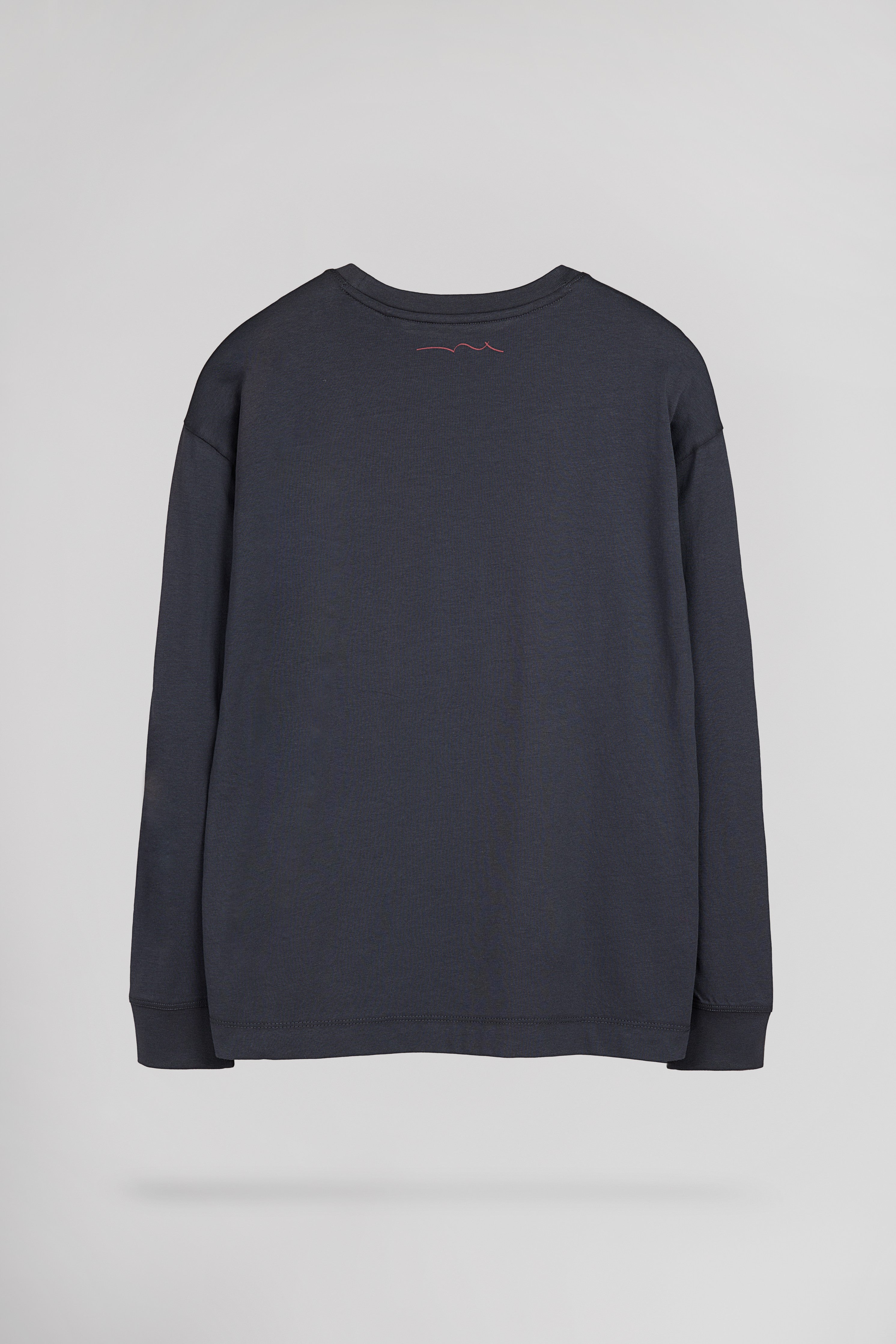 Teddy Smith T-Jim ML JR t-shirt gris mineral ink coton