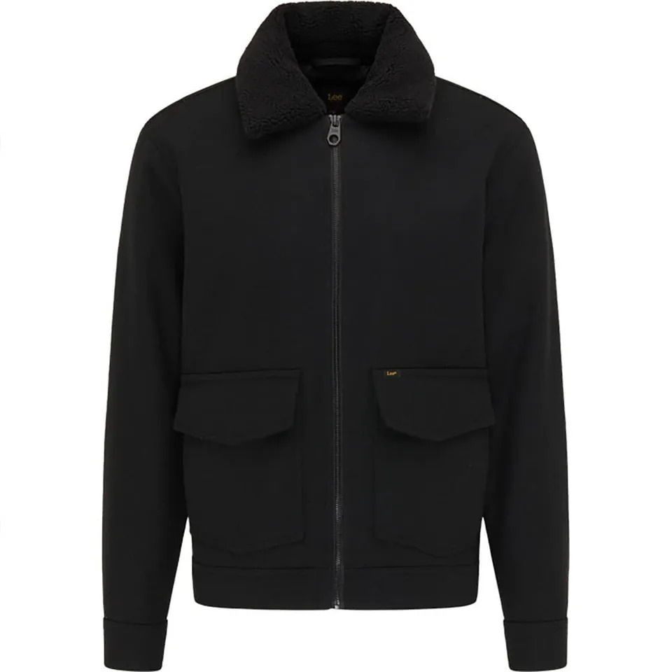Lee veste en laine homme noir taille XL