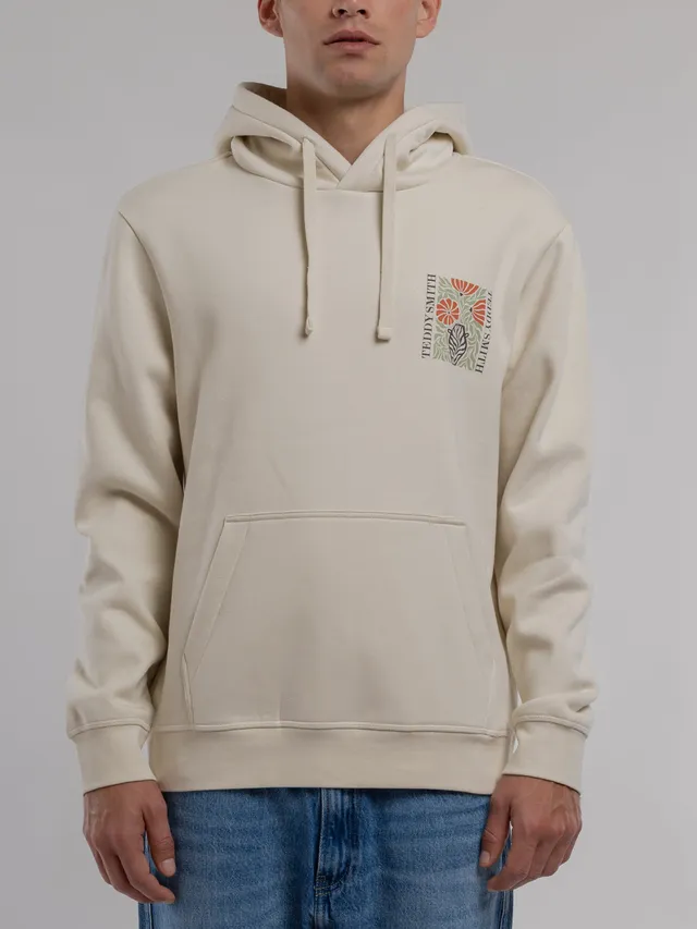 Teddy Smith S-Panorama Hood sweat capuche crème coton