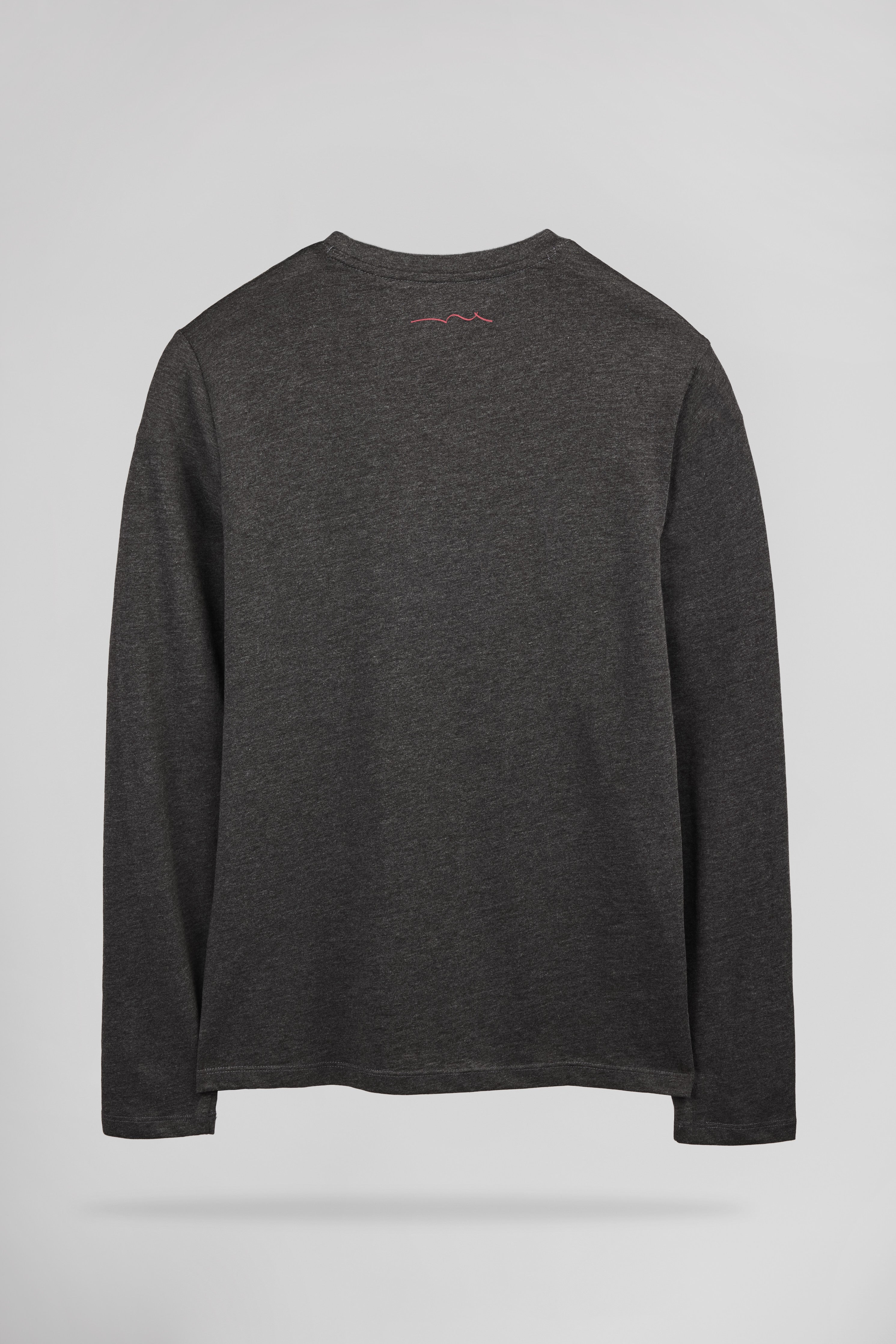 Teddy Smith The Tee 2 ML t-shirt homme anthracite chiné