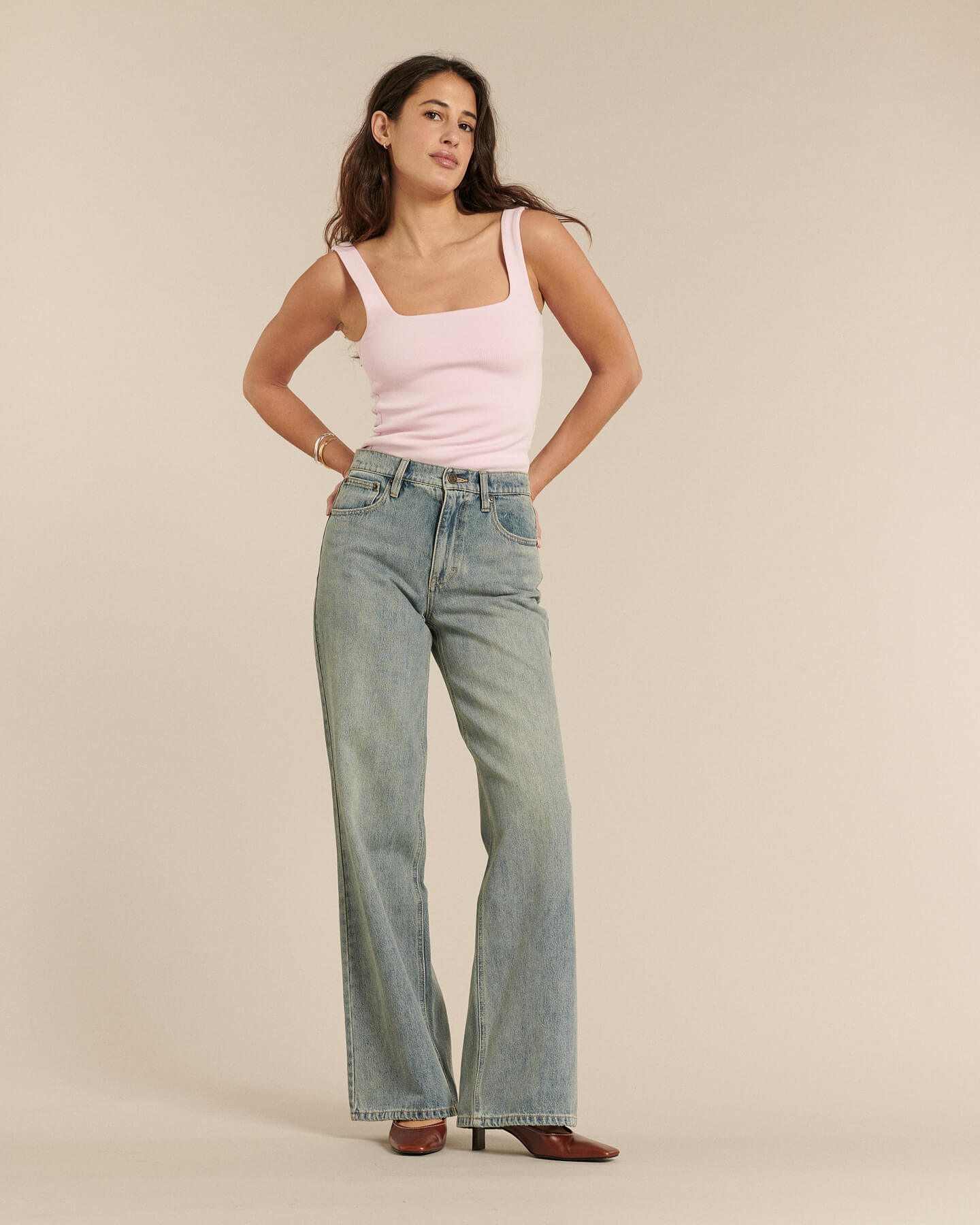 Labdip Joie jean large bleu dirty 100% coton 12,5 oz