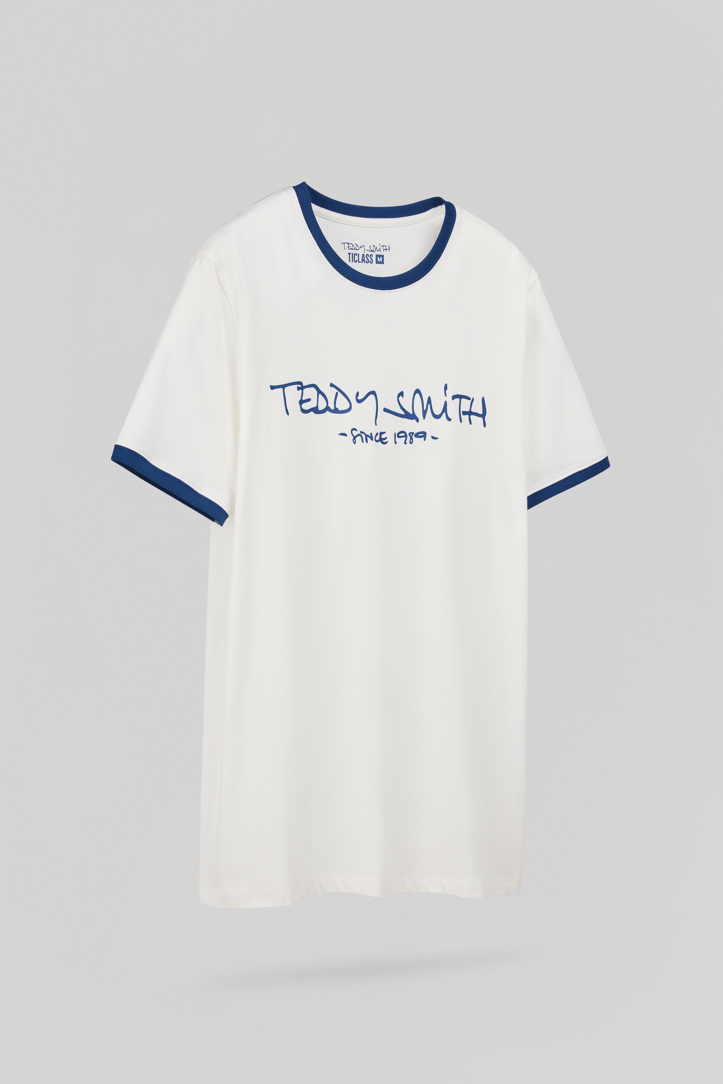 Teddy Smith Ticlass MC t-shirt middle white coton uni