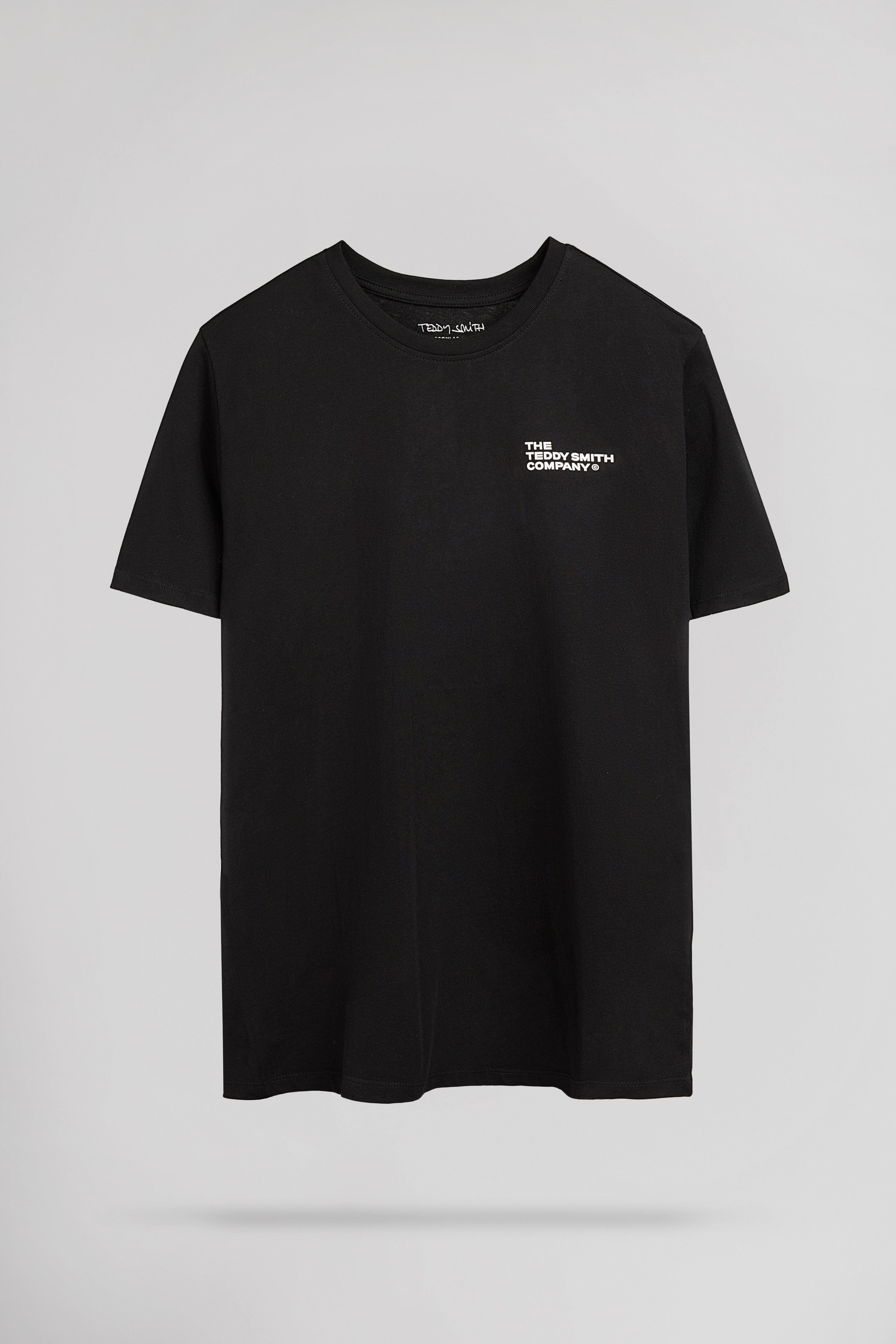 Teddy Smith T-Pany MC t-shirt noir homme 100% coton