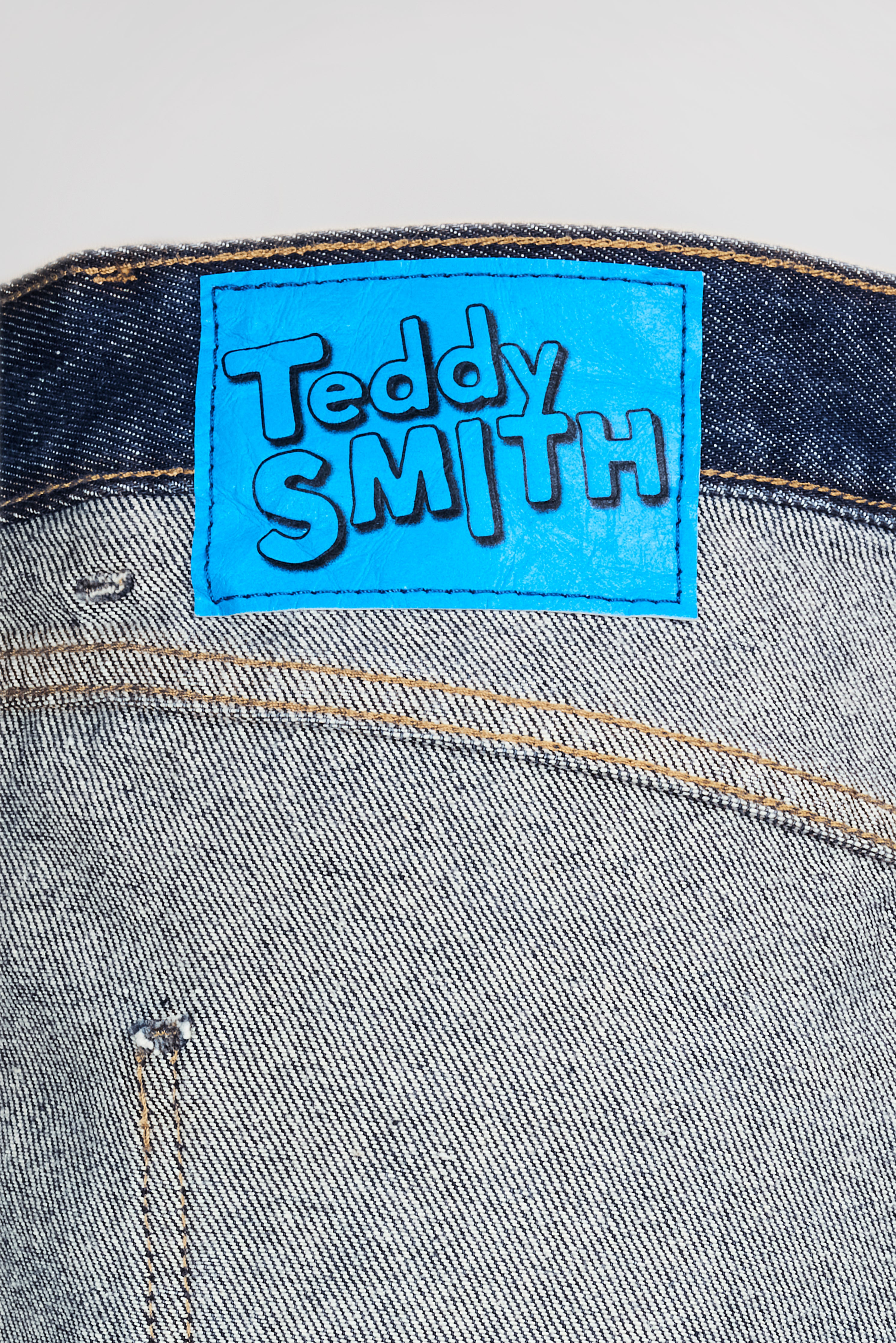 Teddy Smith Tomboy Dark Blue jean droit femme taille basse