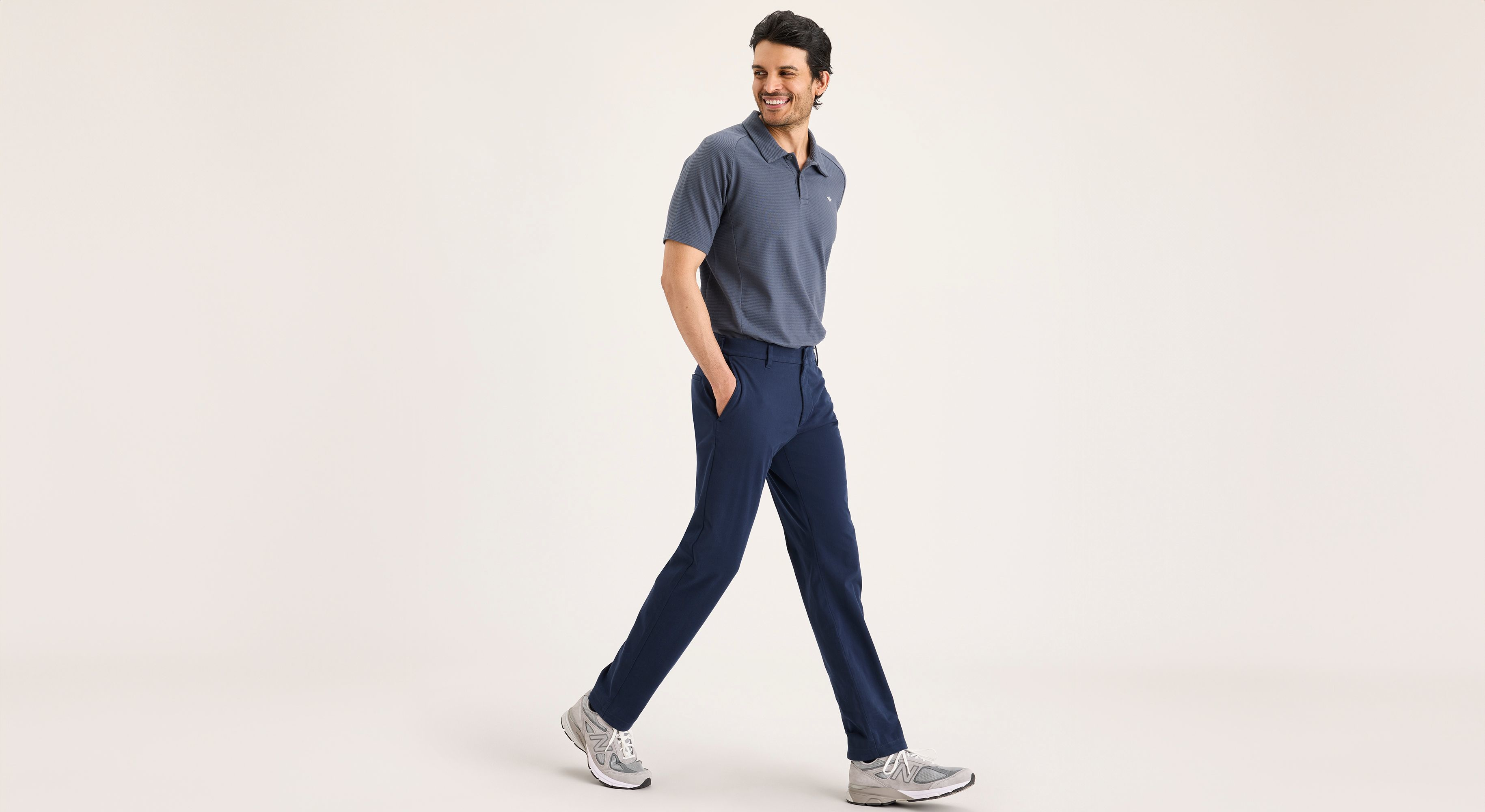 Dockers Go Activeflex chino homme slim bleu marine