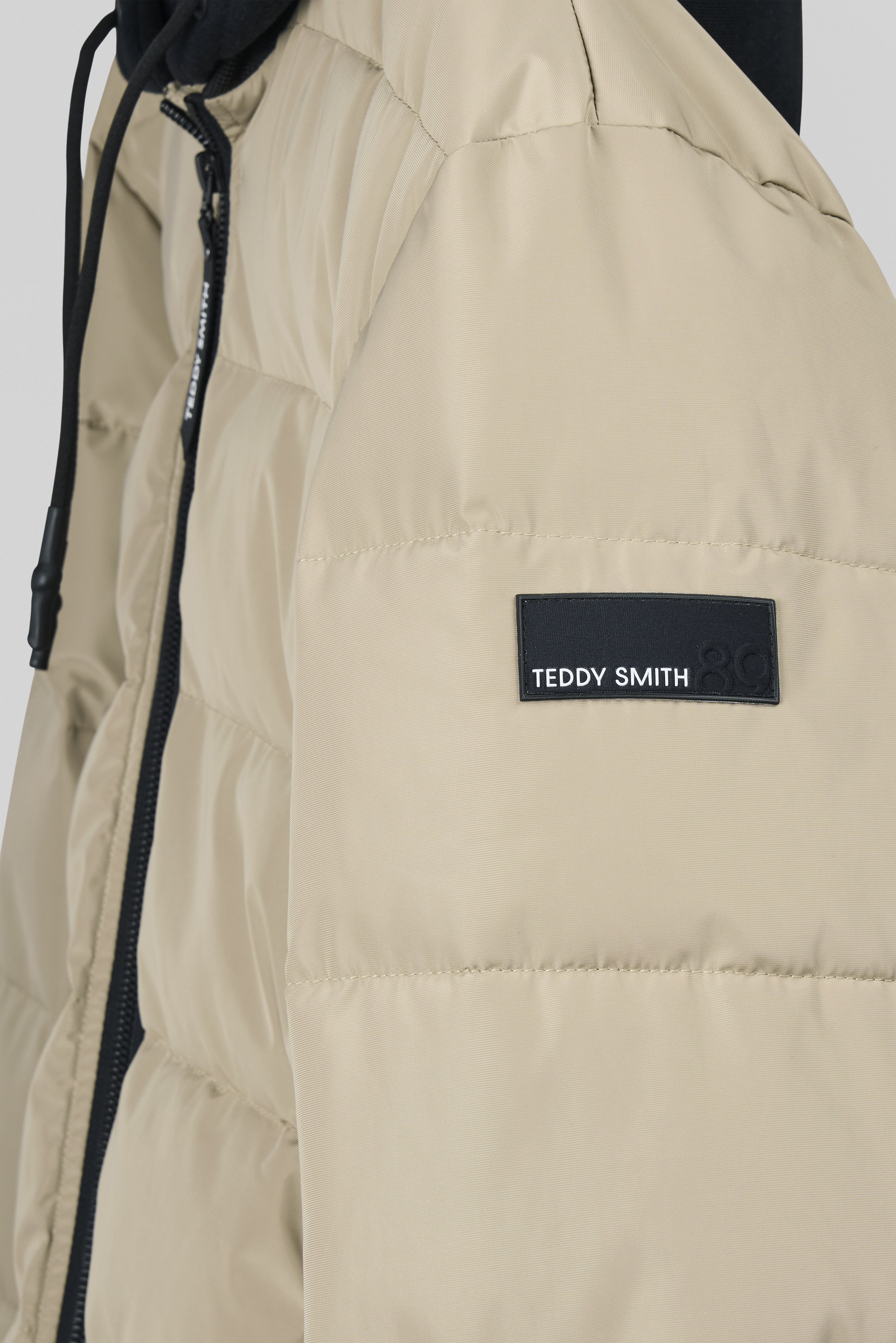 Teddy Smith B-East Wolf doudoune beige capuche amovible